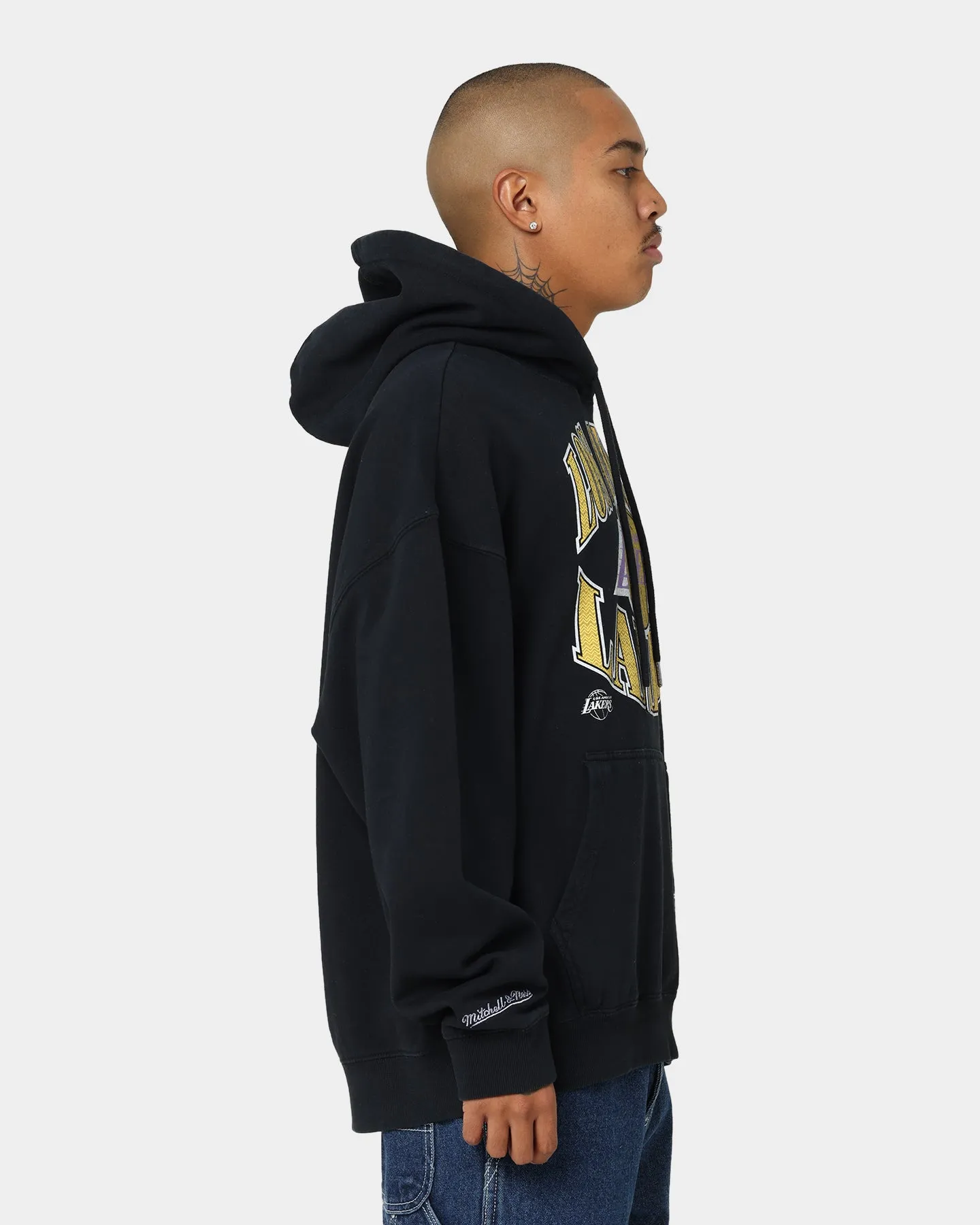 label Mitchell & Ness Los Angeles Lakers Point Guard Hoodie Faded Black