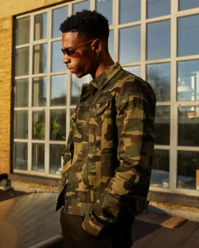 XXIII Finn Camo Jacket Camo Breathable Material gym - goers