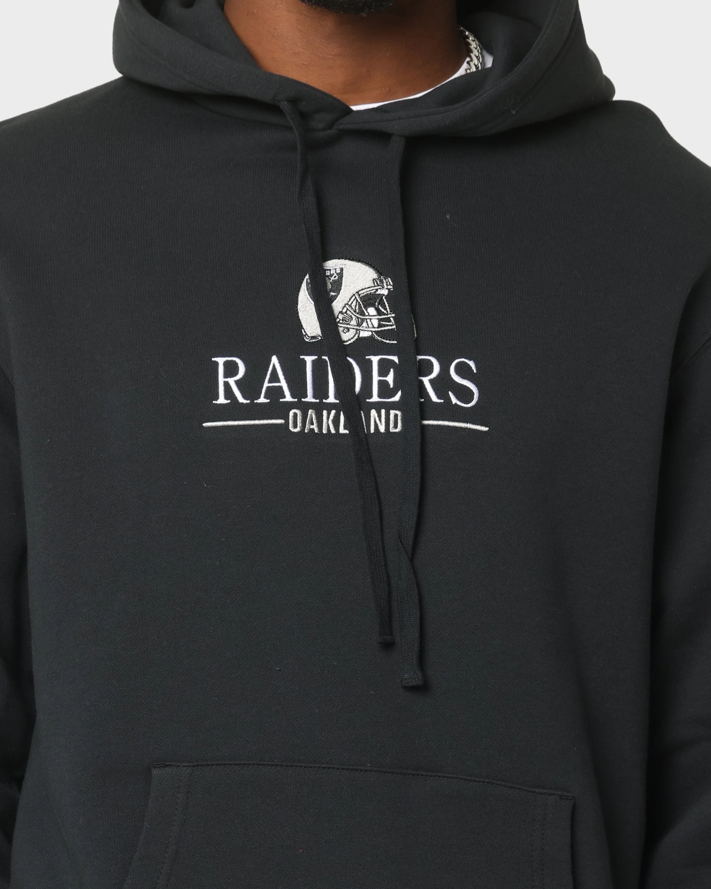 Travel Layer Endure Mitchell & Ness Oakland Raiders Helmet Stack Hoodie Black