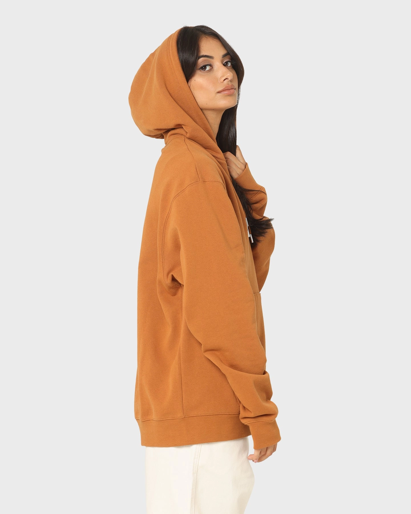 Jordan Essentials Statement Fleece Hoodie Desert Bronze Wrinkle Resistant Material