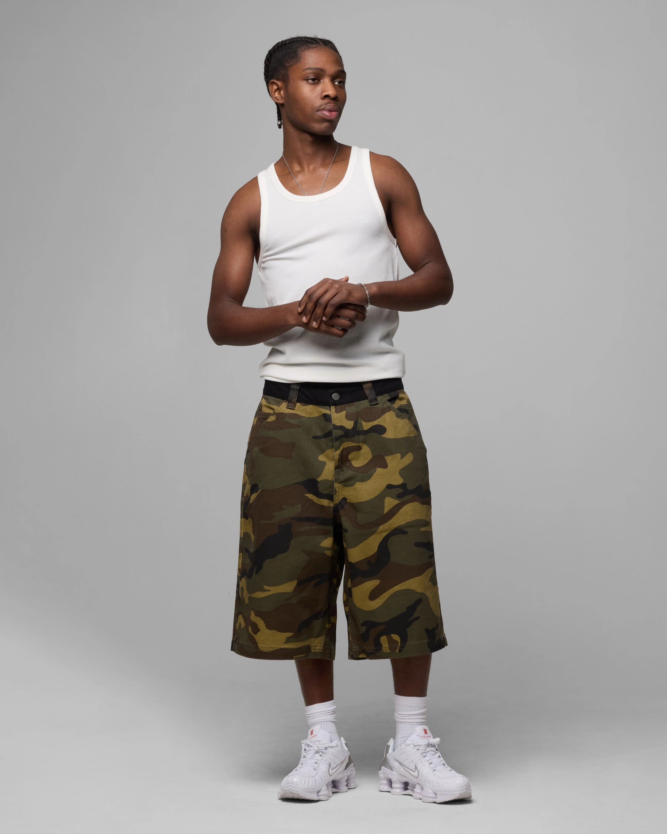 shrink - resistant Modular Storage Design Loiter Collateral Jorts Woodland Camo