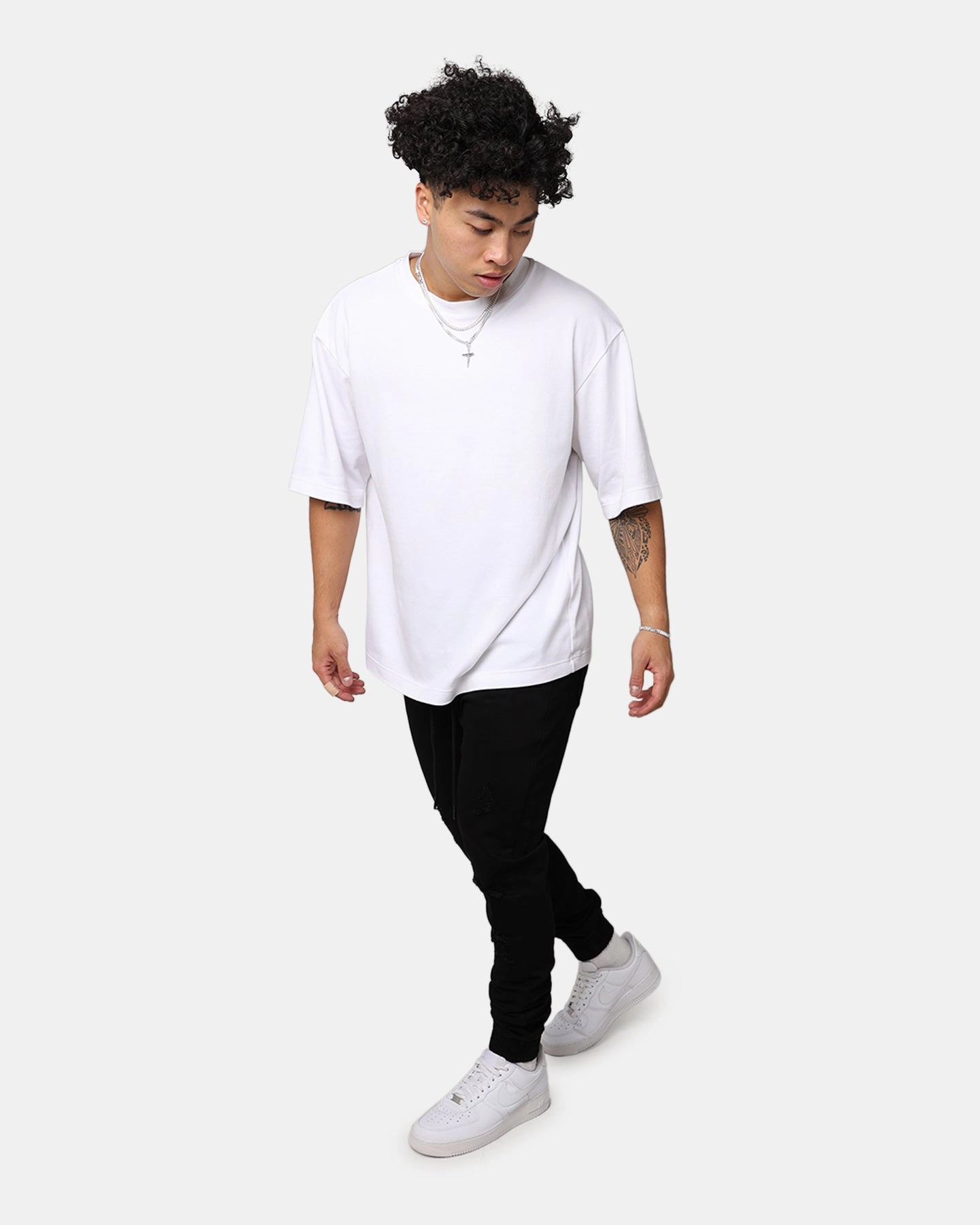 Saint Morta Slasher Joggers Black Relaxed Fit Light Fit