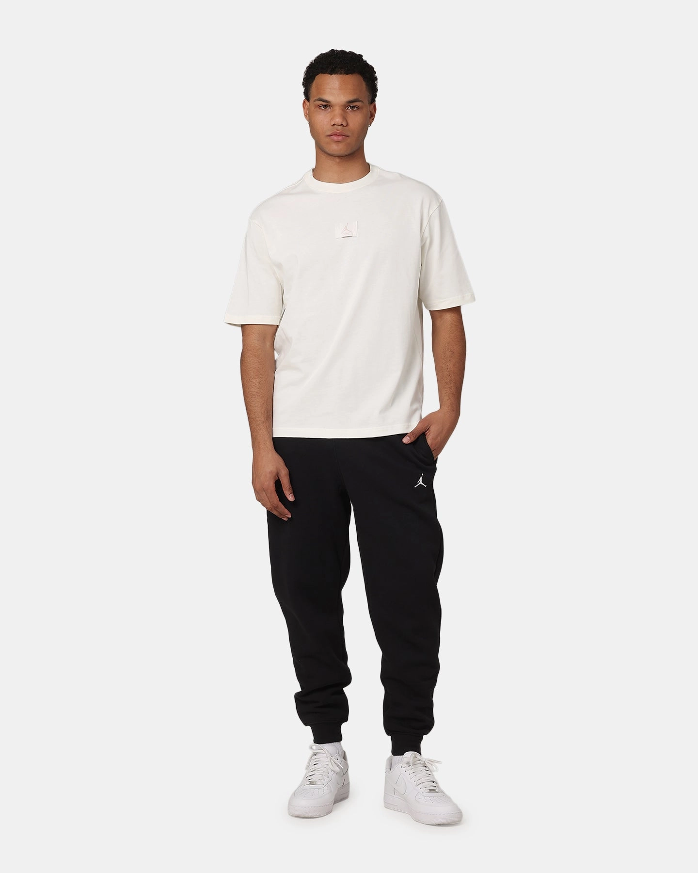 Heat Control Jordan Brooklyn Fleece Pant Black/White