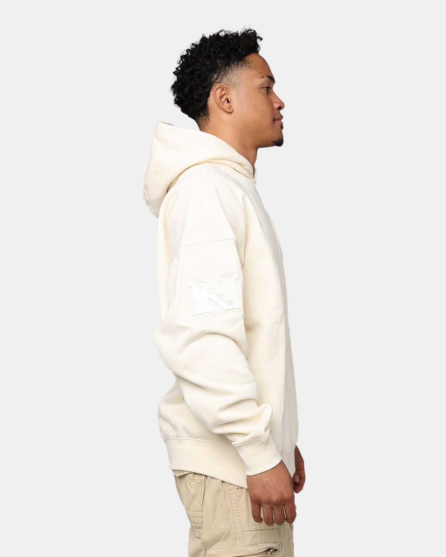 coordinating piece Pro Standard Dallas Cowboys Drop Shoulder Hoodie Eggshell