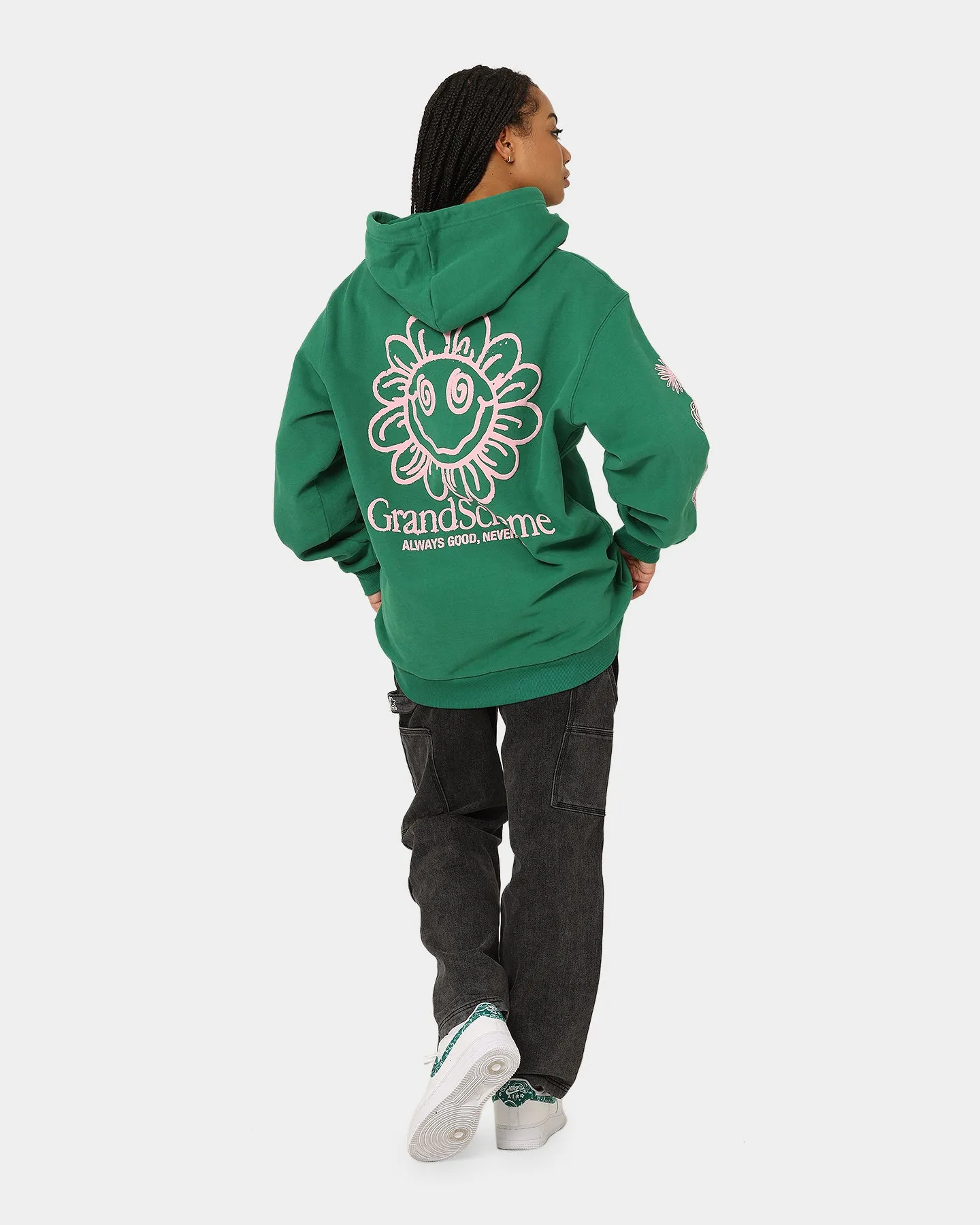 Grand Scheme Always Good Hoodie Green snag resistant Rain Blocker