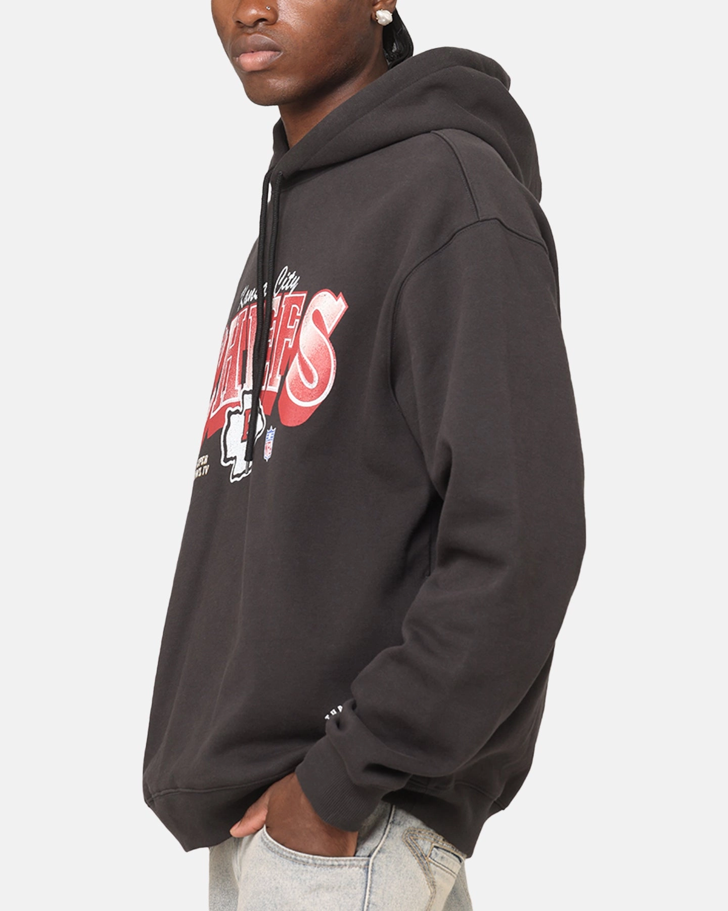Sheep like cleaning outfit Mitchell & Ness Kansas City Chiefs Arch Hoodie Faded Black