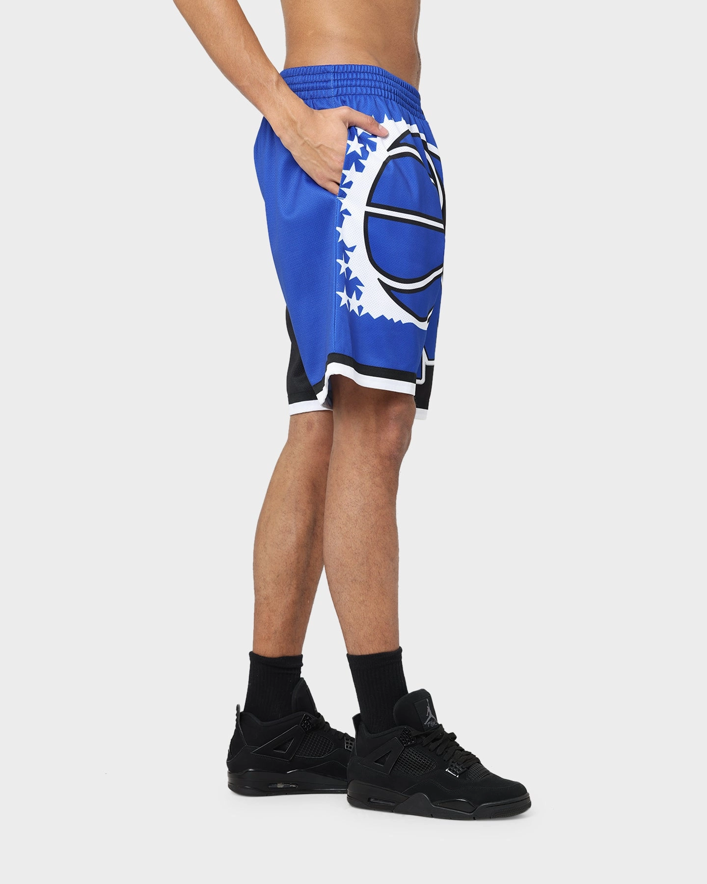 On-The-Go Style Mitchell & Ness Orlando Magic Big Face 5.0 Shorts Blue
