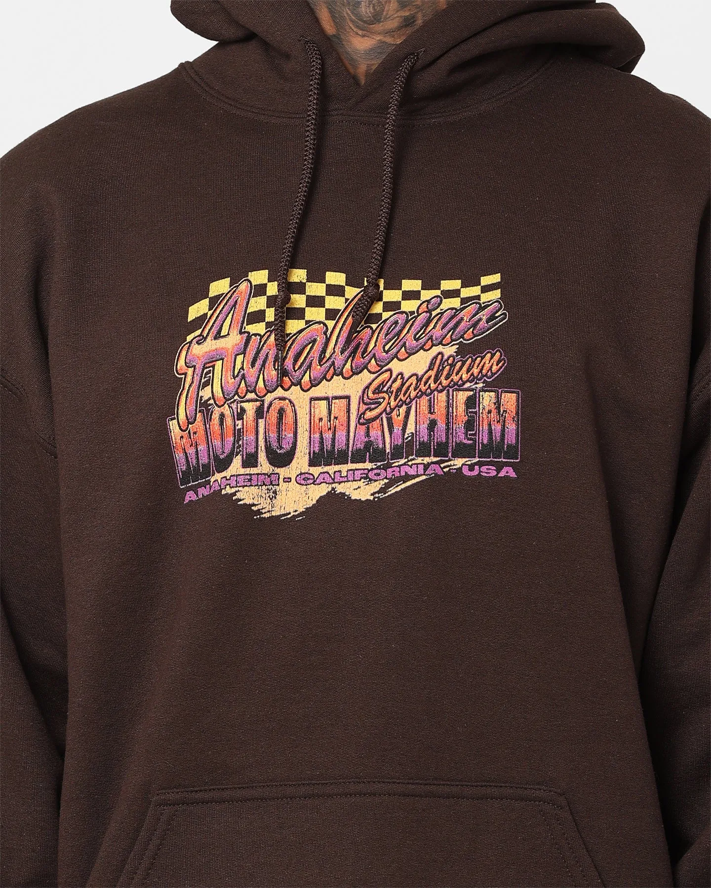 Goat Crew Goat Moto Hoodie Brown Packable Layer evening