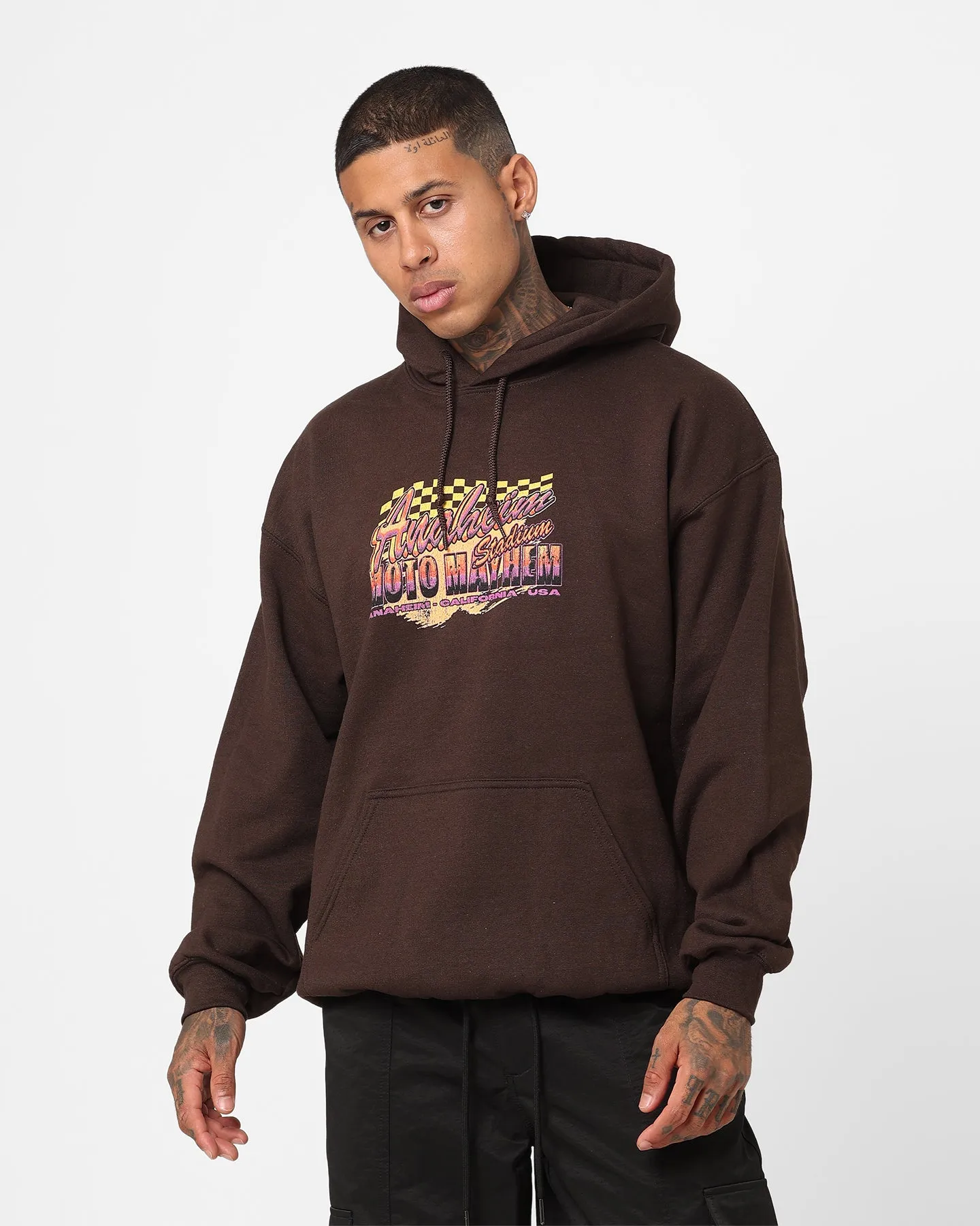 Patch Goat Crew Goat Moto Hoodie Brown