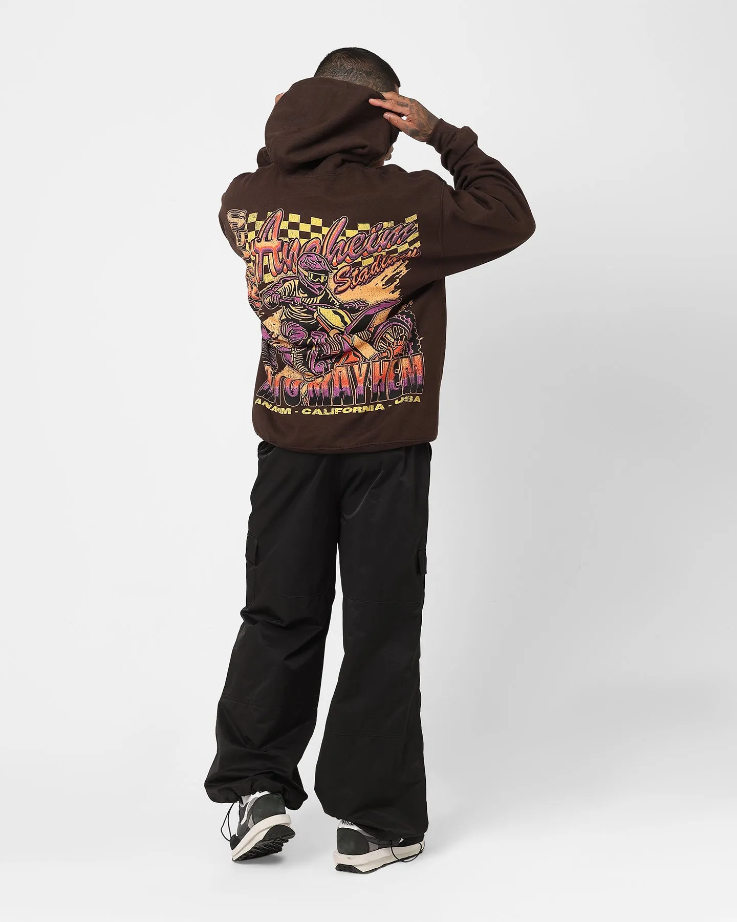 Goat Crew Goat Moto Hoodie Brown Compassion