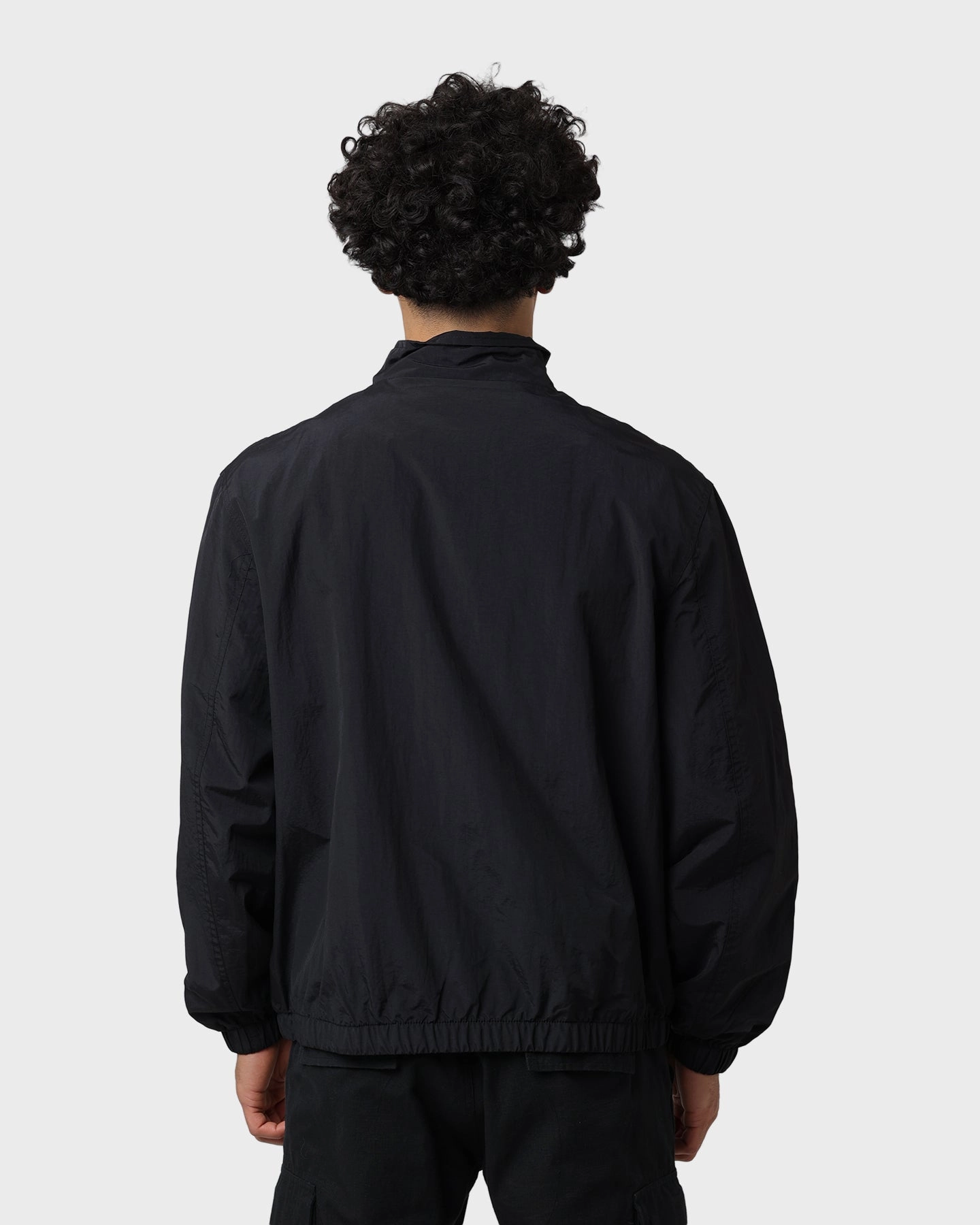 XLARGE Arched Track Jacket Black Double Layer Design