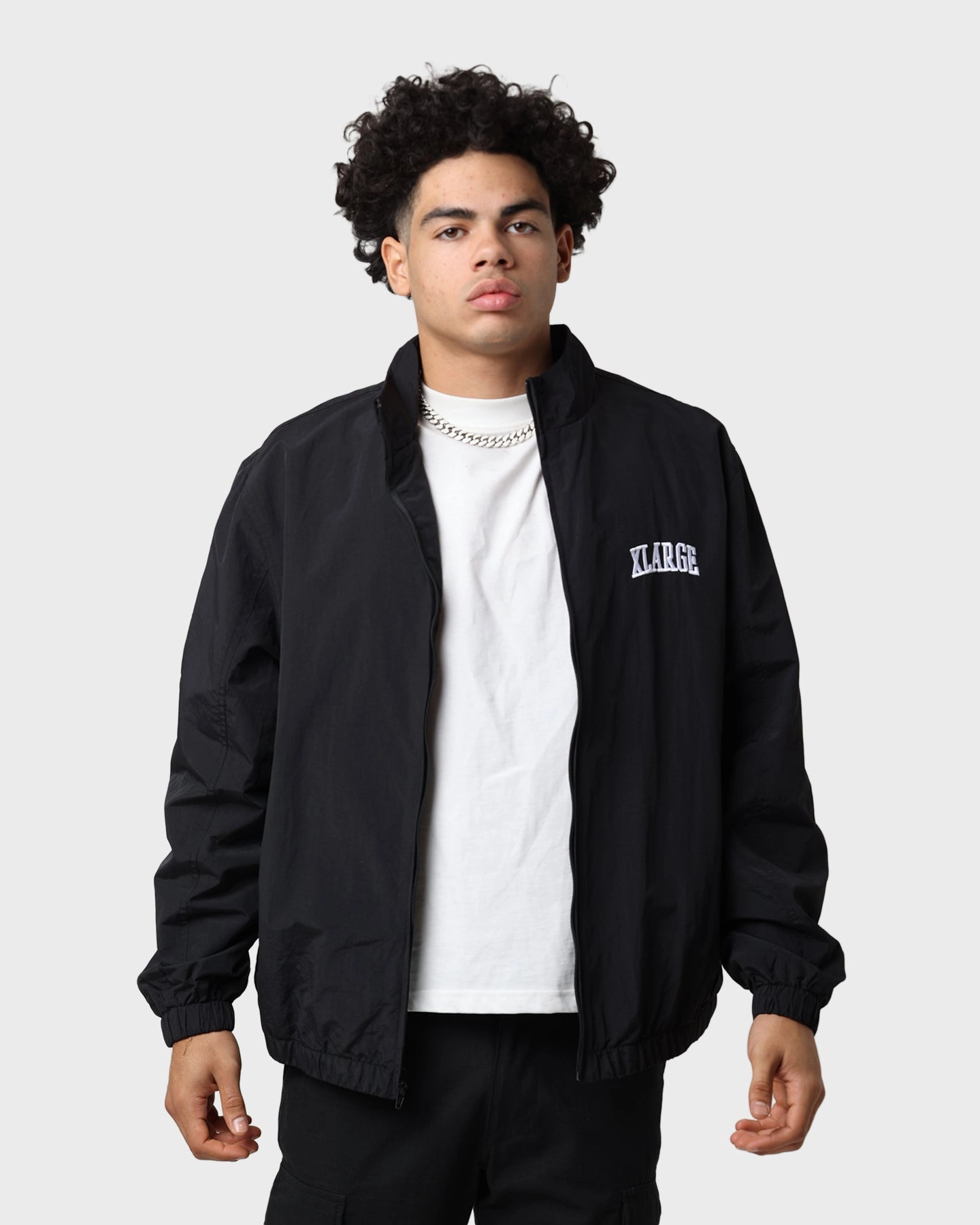 XLARGE Arched Track Jacket Black nurses Wardrobe