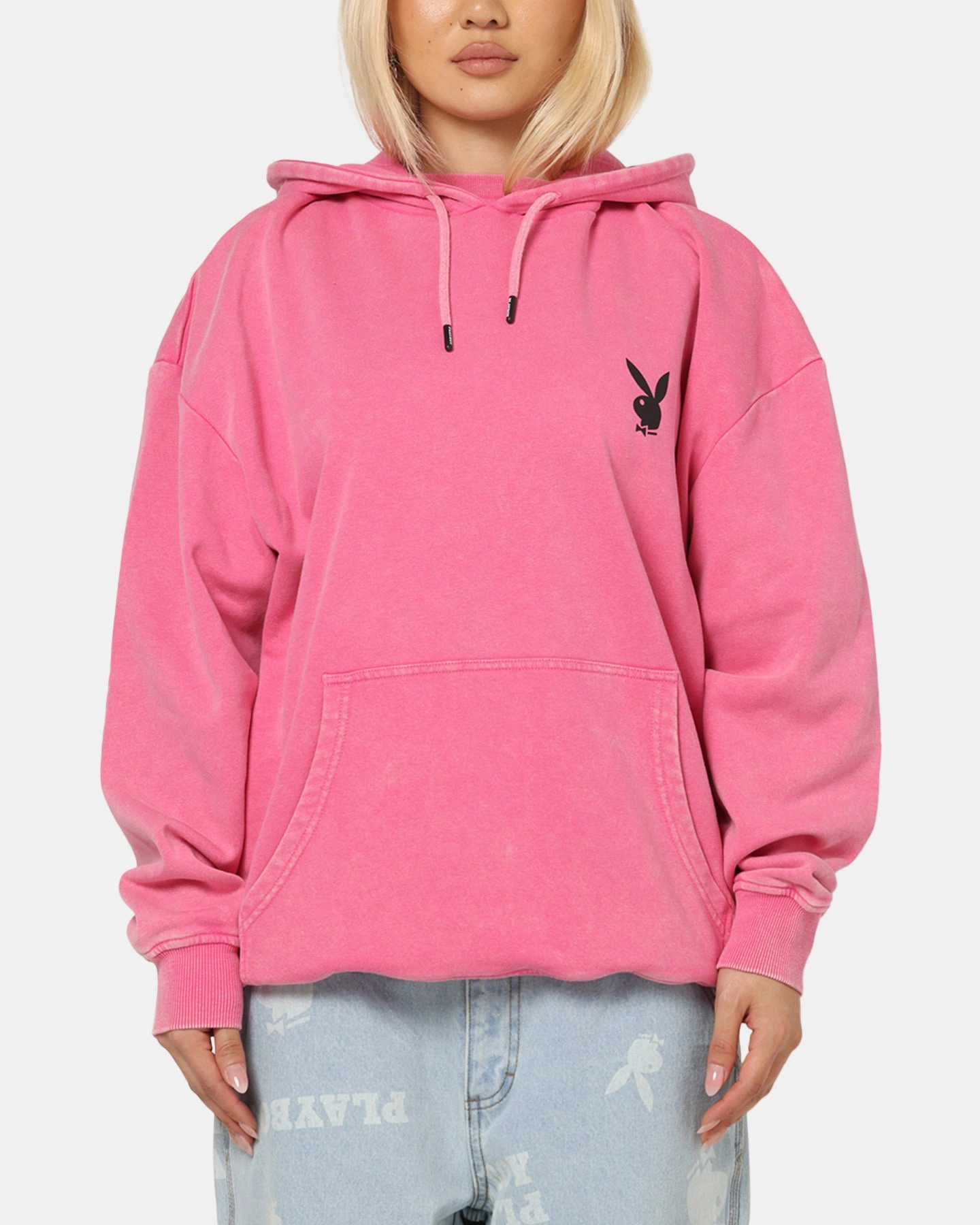 Playboy Stack Washed Hoodie Washed Raspberry Cold Weather Gear Middle Eastern style