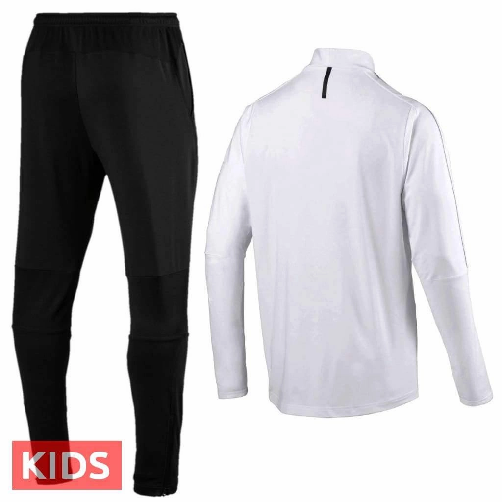 Eye-Catching Reinforced Stitching Kids - AC Milan Training Technical Soccer Tracksuit 2018/19 - Puma