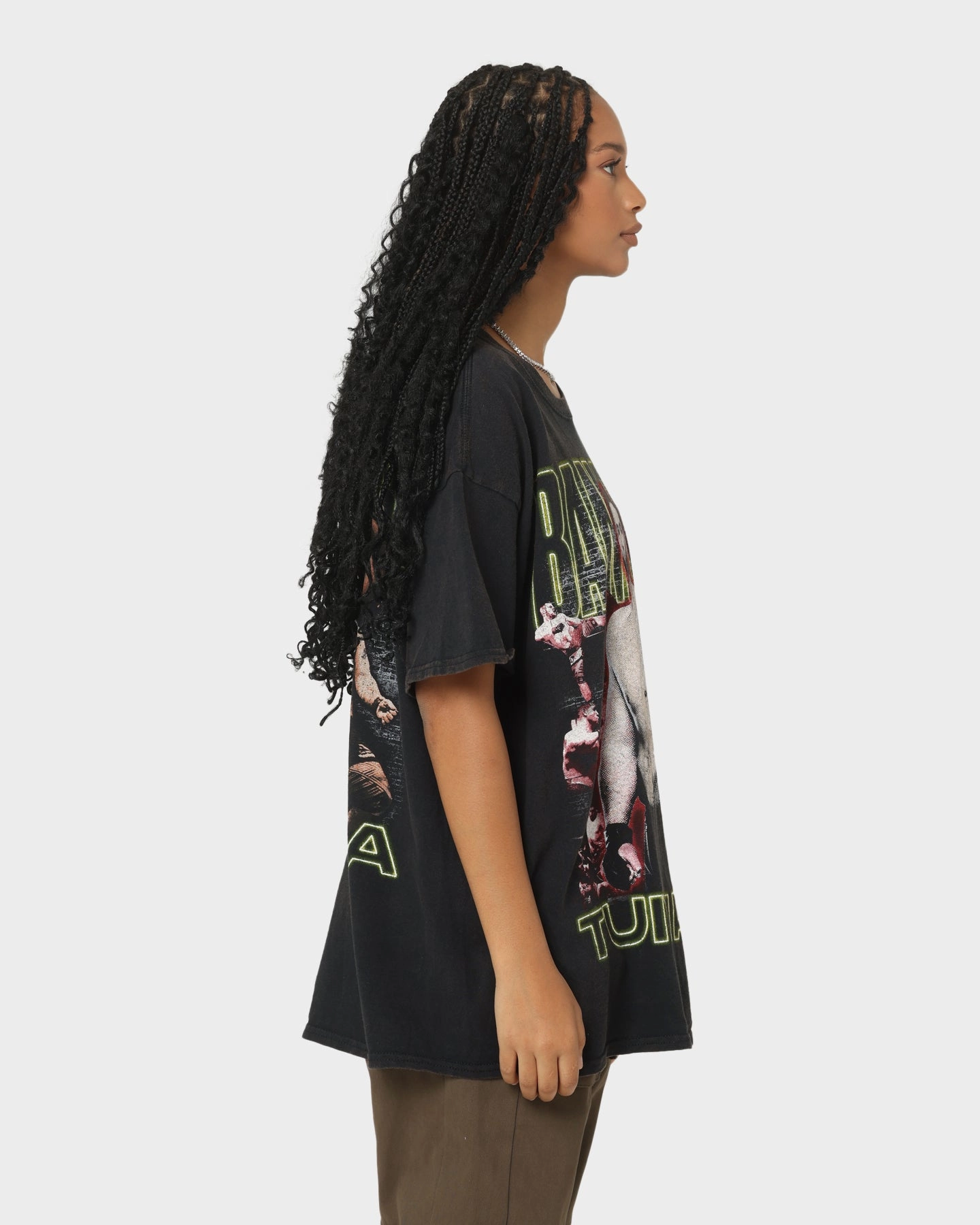 Classic Layer Goat Crew X Bam Bam Vintage T-Shirt Black Wash