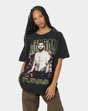 Elegant Active Layer Goat Crew X Bam Bam Vintage T-Shirt Black Wash