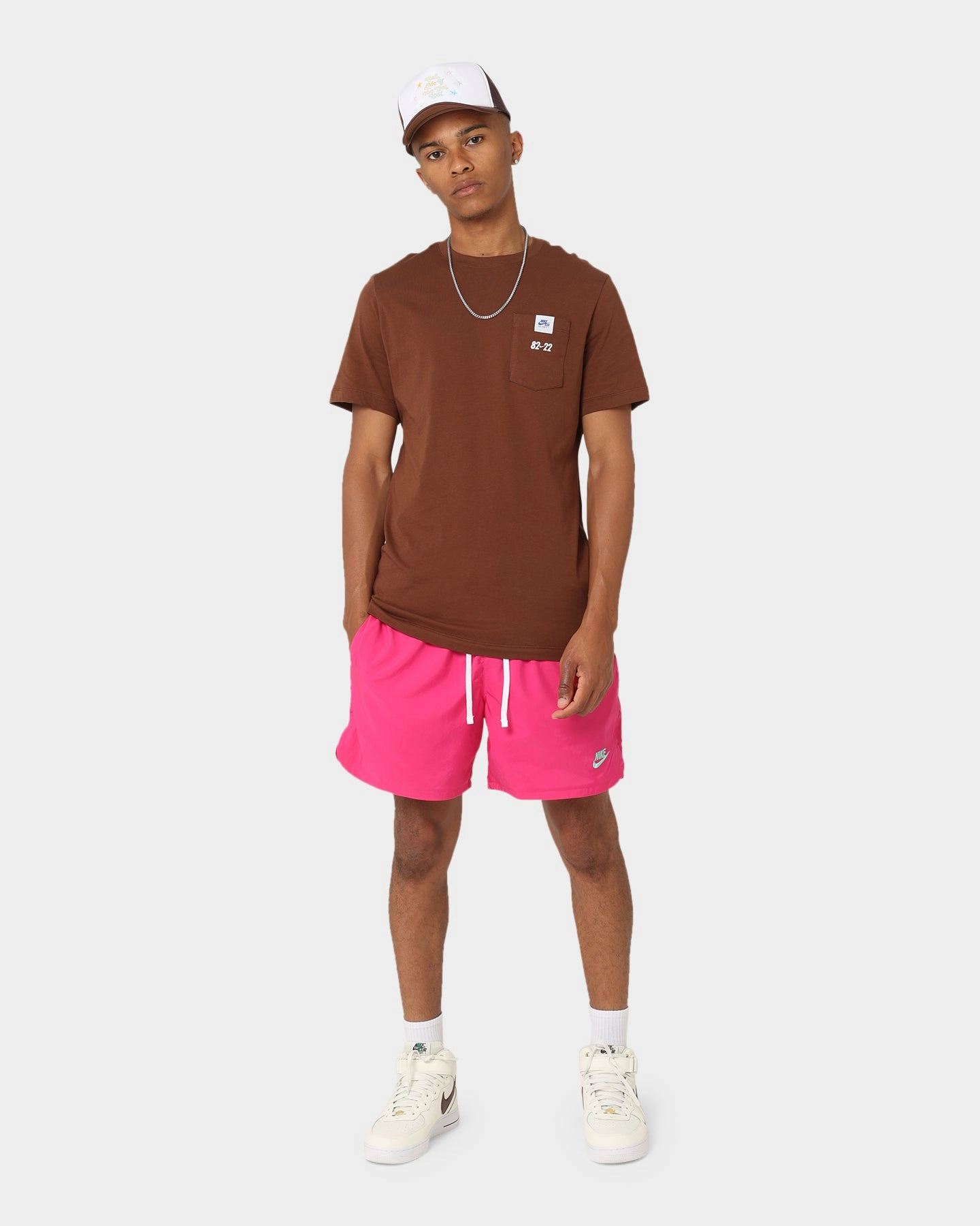 Nike Club Woven Lined Flow Shorts Active Pink Lace trim AbrasionResistant