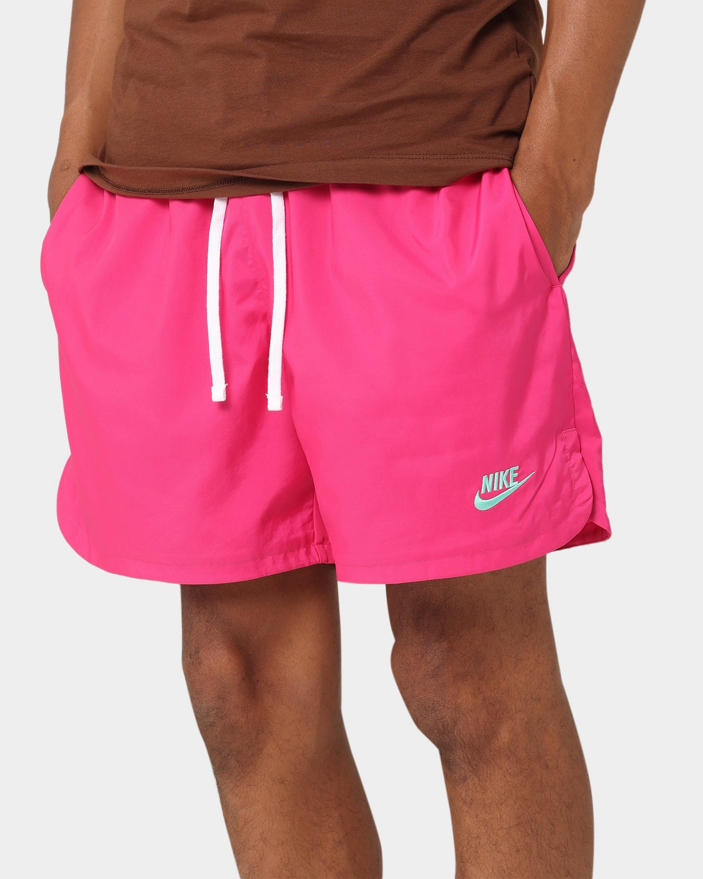 Nike Club Woven Lined Flow Shorts Active Pink Silk Touch