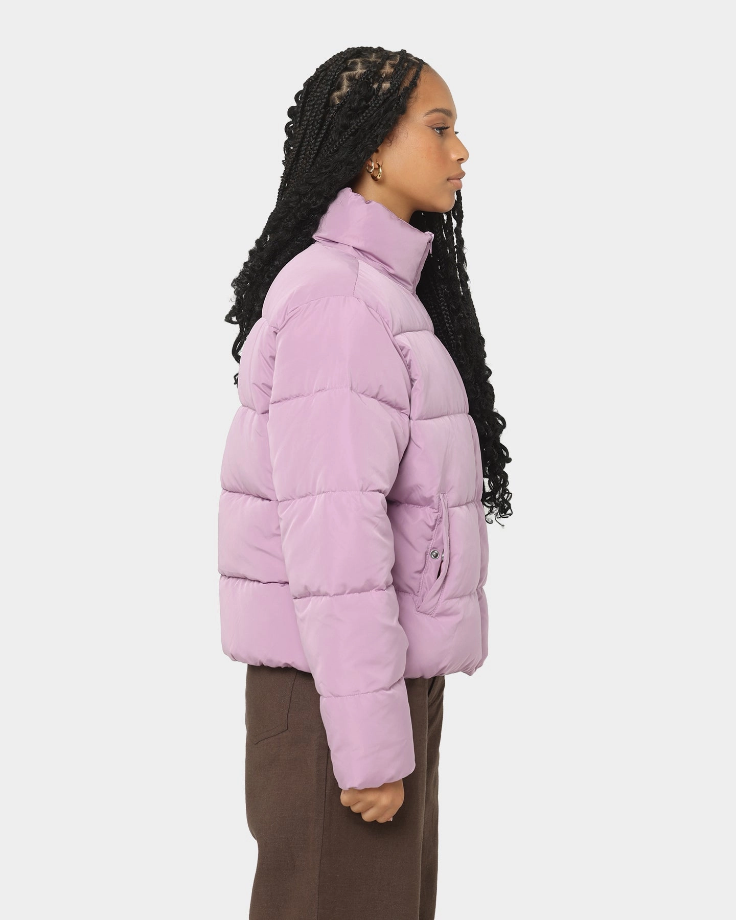Grow Fashionable Shield EN ES Women's Shake Up Puffa Jacket Lilac