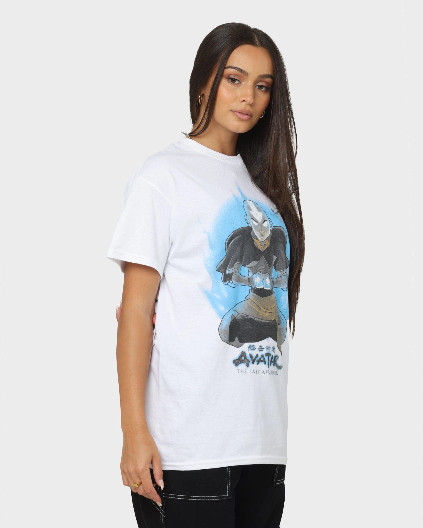 Light Outfit Goat Crew x Avatar: The Last Airbender Vintage T-Shirt White