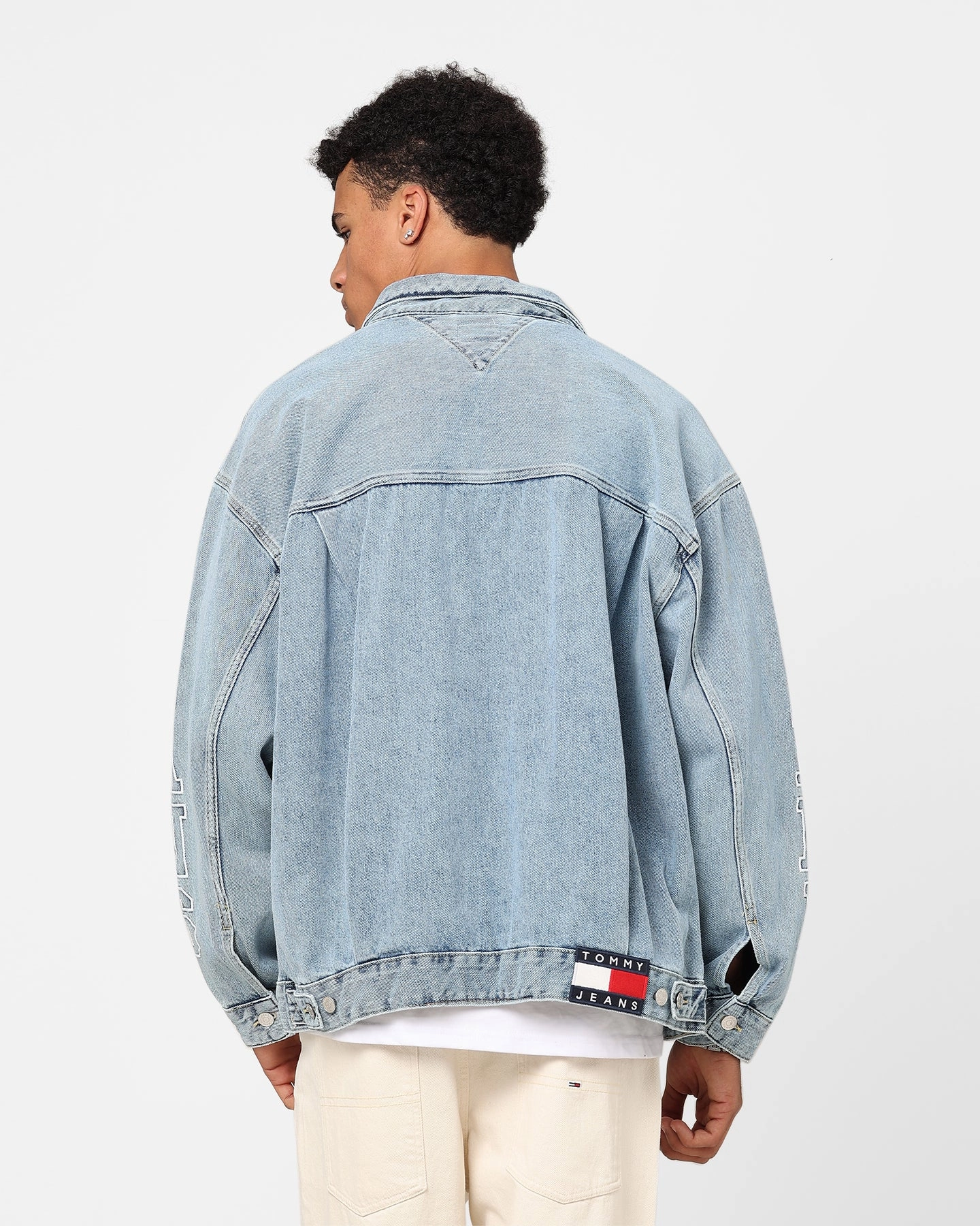 Tommy Jeans Aiden Oversized Denim Jacket Denim Light release