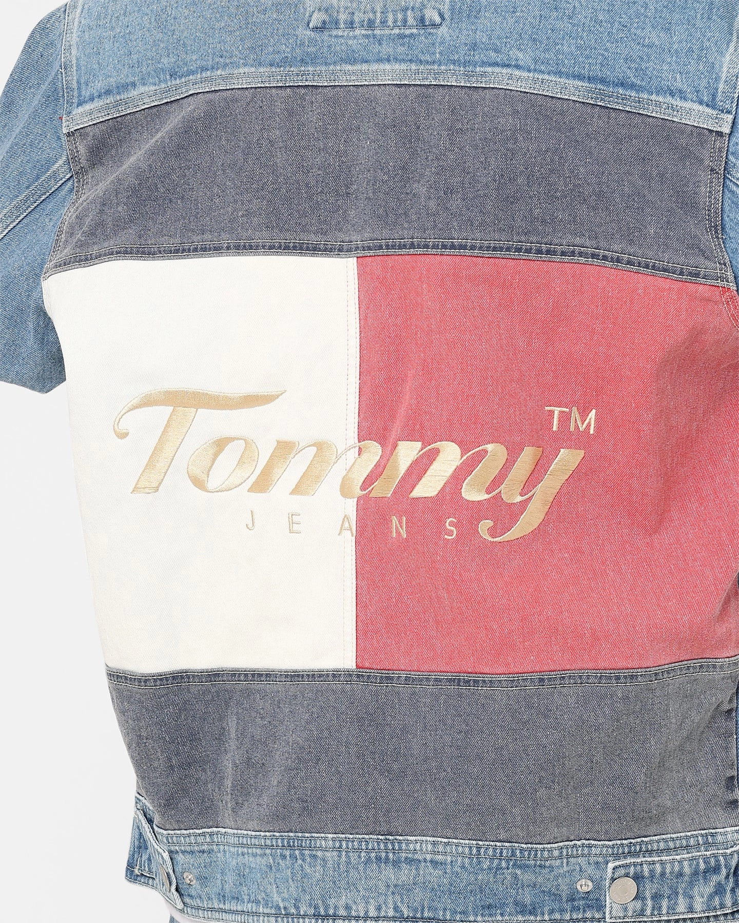 Flexible Cuff Tommy Jeans Archive Oversized Jacket Denim Light