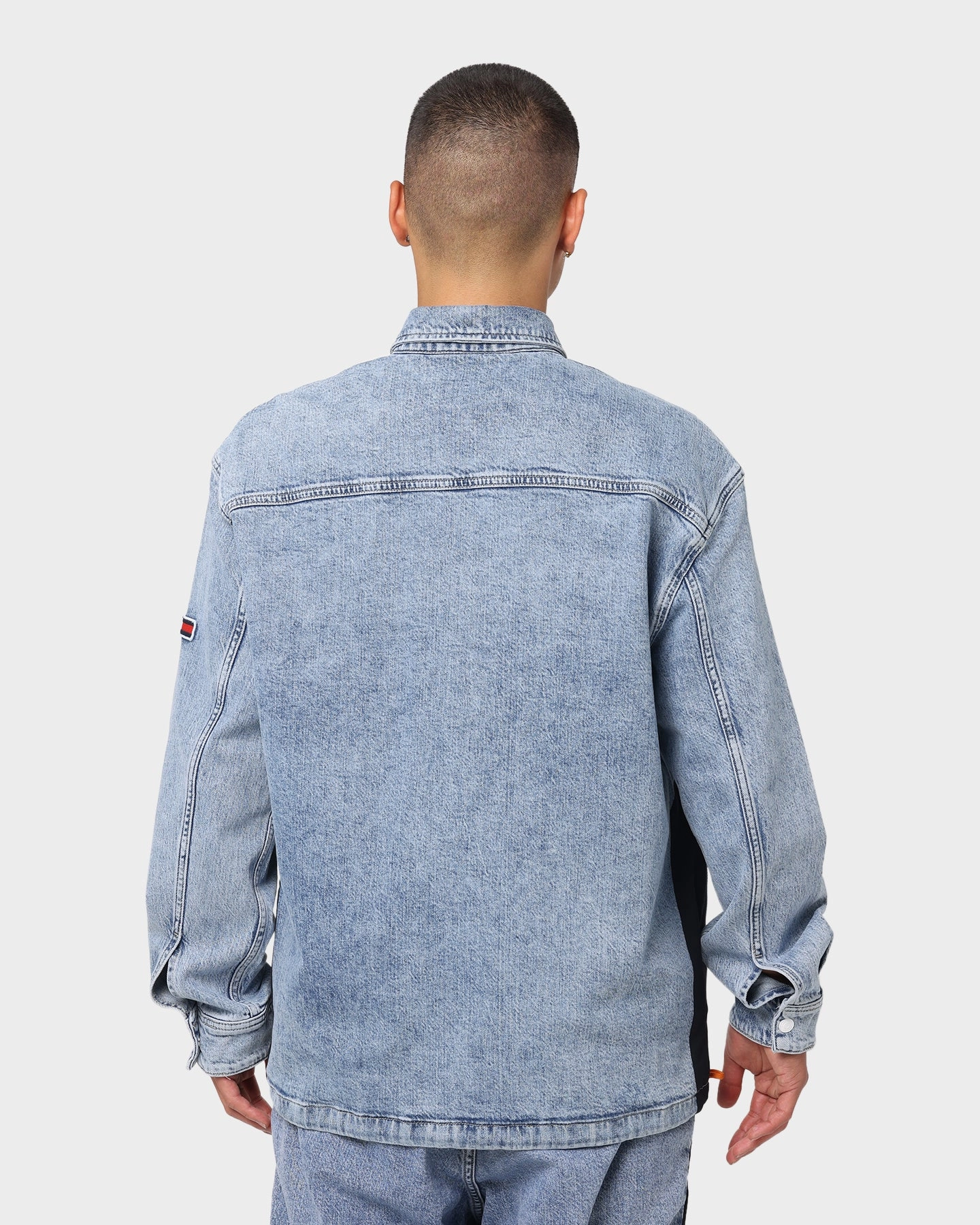 V-Neck Office Tommy Jeans Denim Worker Shirt Shane Mix Lb Co