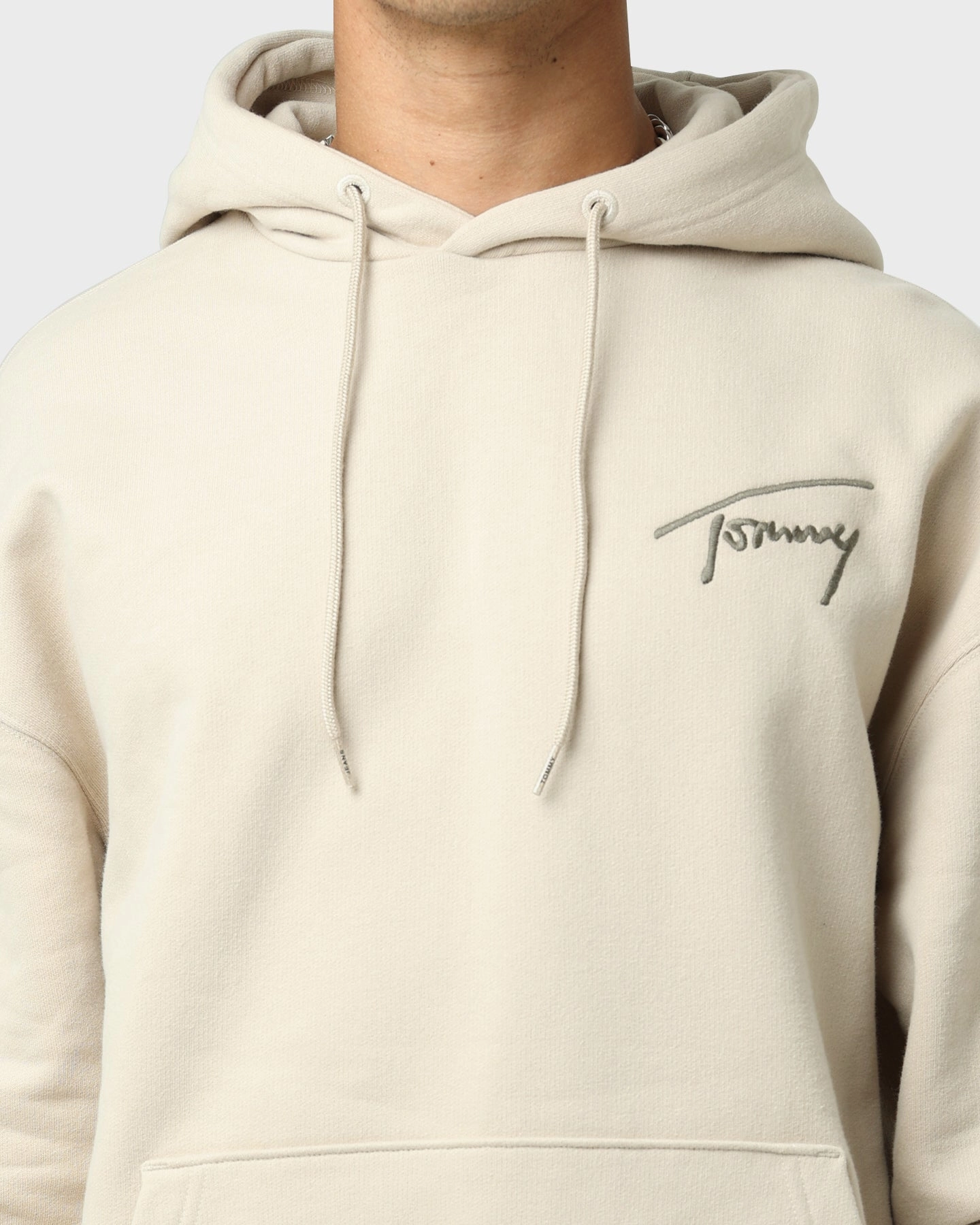 Urban Protection Observe Tommy Jeans Signature Hoodie Savannah Sand