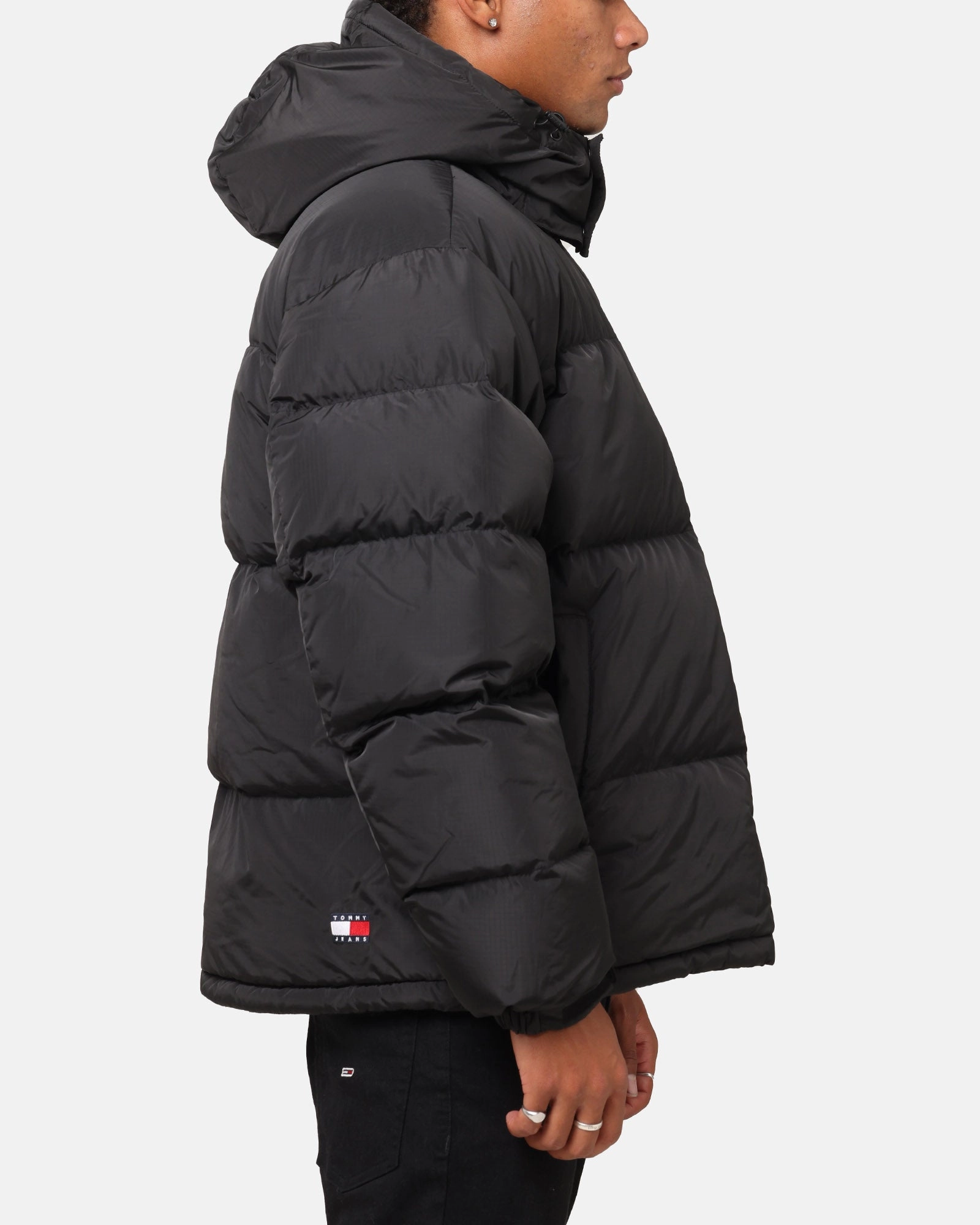 Handmade Tommy Jeans TJM Alaska Puffer Jacket Black