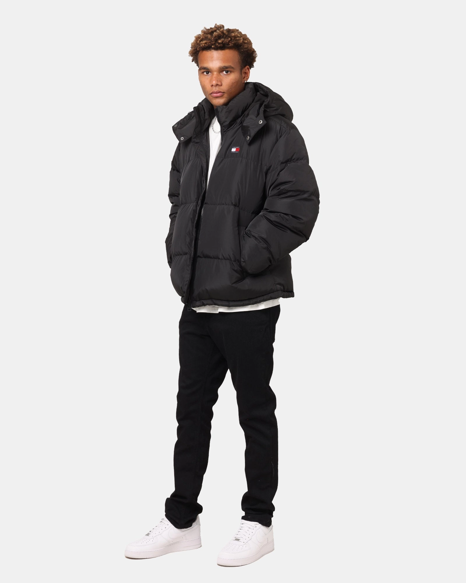 discounted Tommy Jeans TJM Alaska Puffer Jacket Black