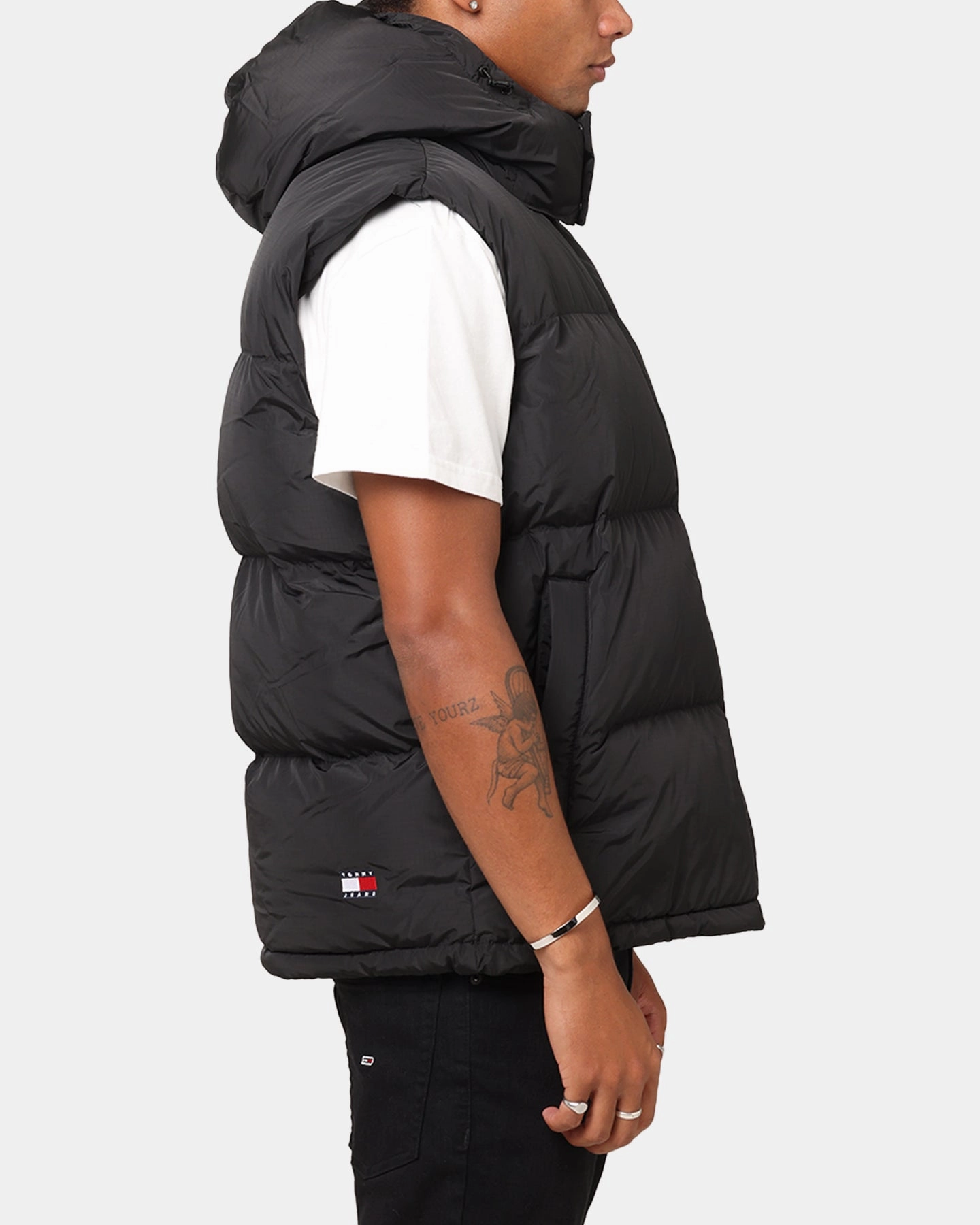 Easy Fit Abrasion Resistant Zippers Tommy Jeans TJM Alaska Vest Black