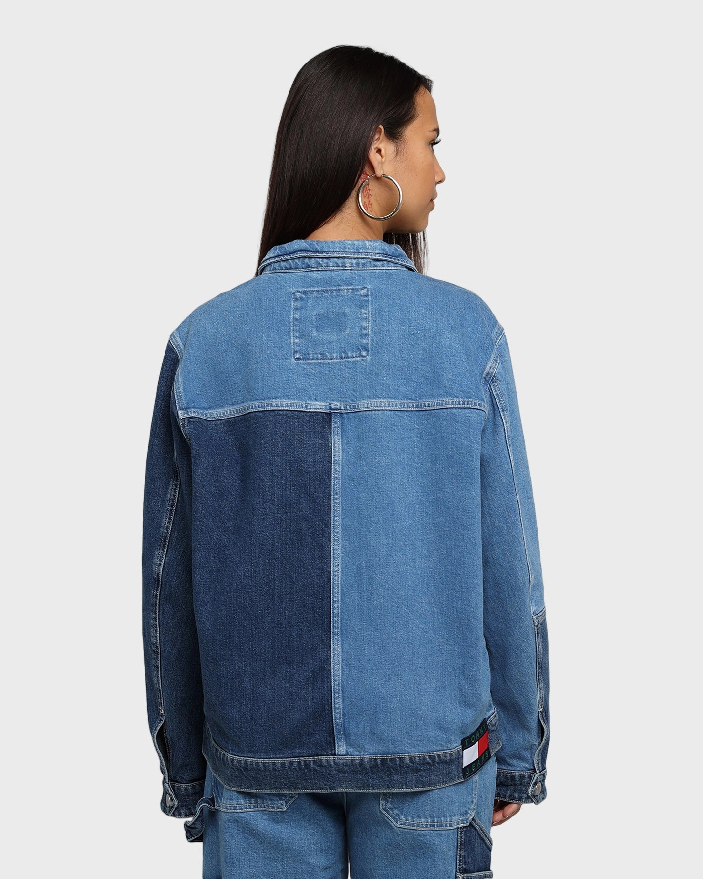 Trendy Accessory Tommy Jeans TJM Panel Zip Denim Jacket Denim Light
