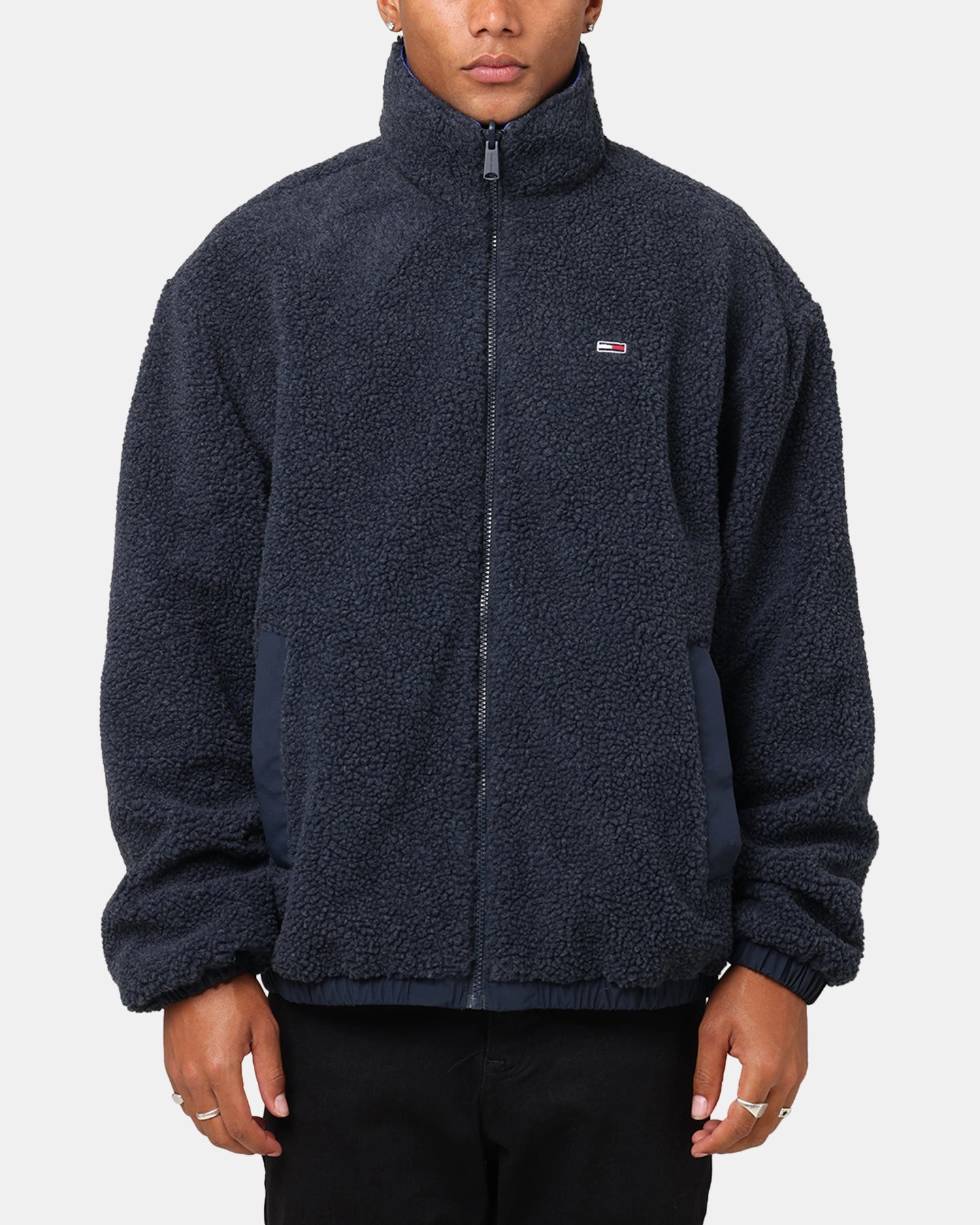 WindproofConstruction Tommy Jeans TJM Reversible Jacket Bright Blue