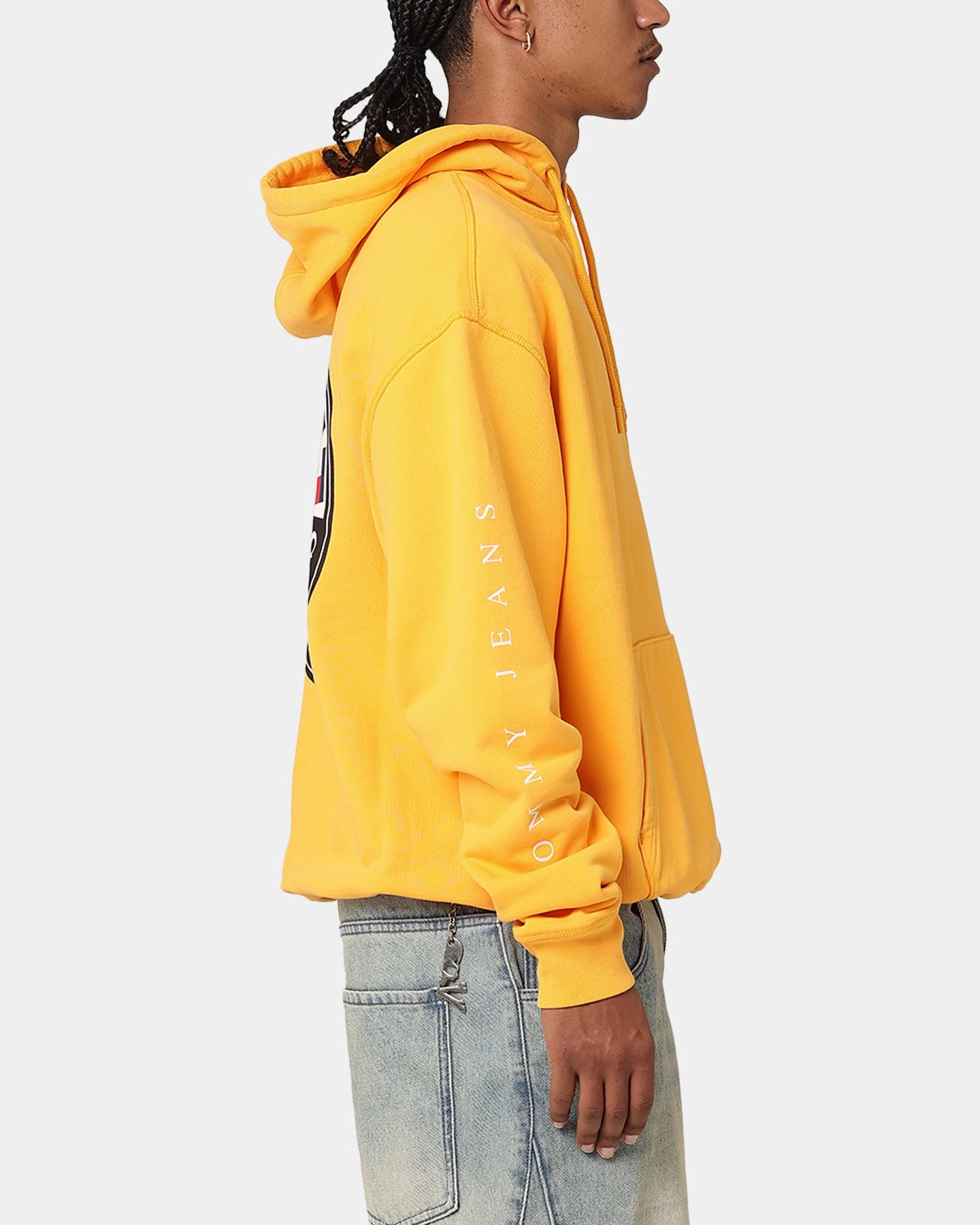 Tommy Jeans TJU Archive Games Hoodie College Gold Reflective Trim Windproof Jacket