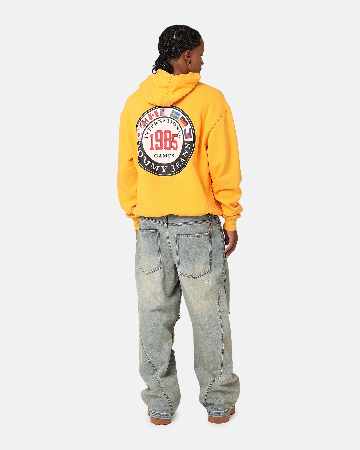 Tommy Jeans TJU Archive Games Hoodie College Gold Winter Ready