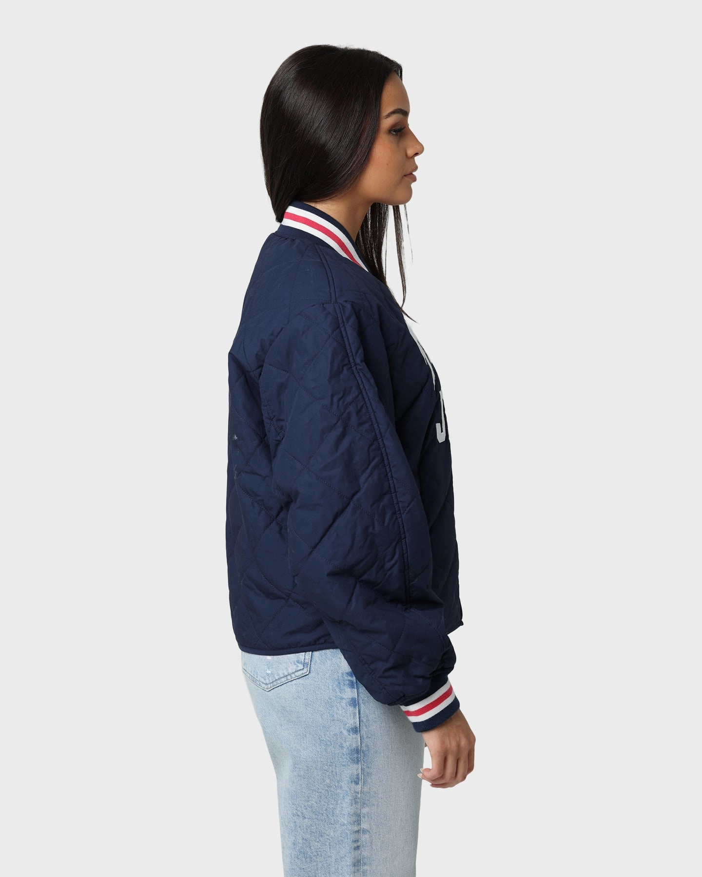 Cologne Tommy Jeans Women's College Quilted Jacket Twilight Navy