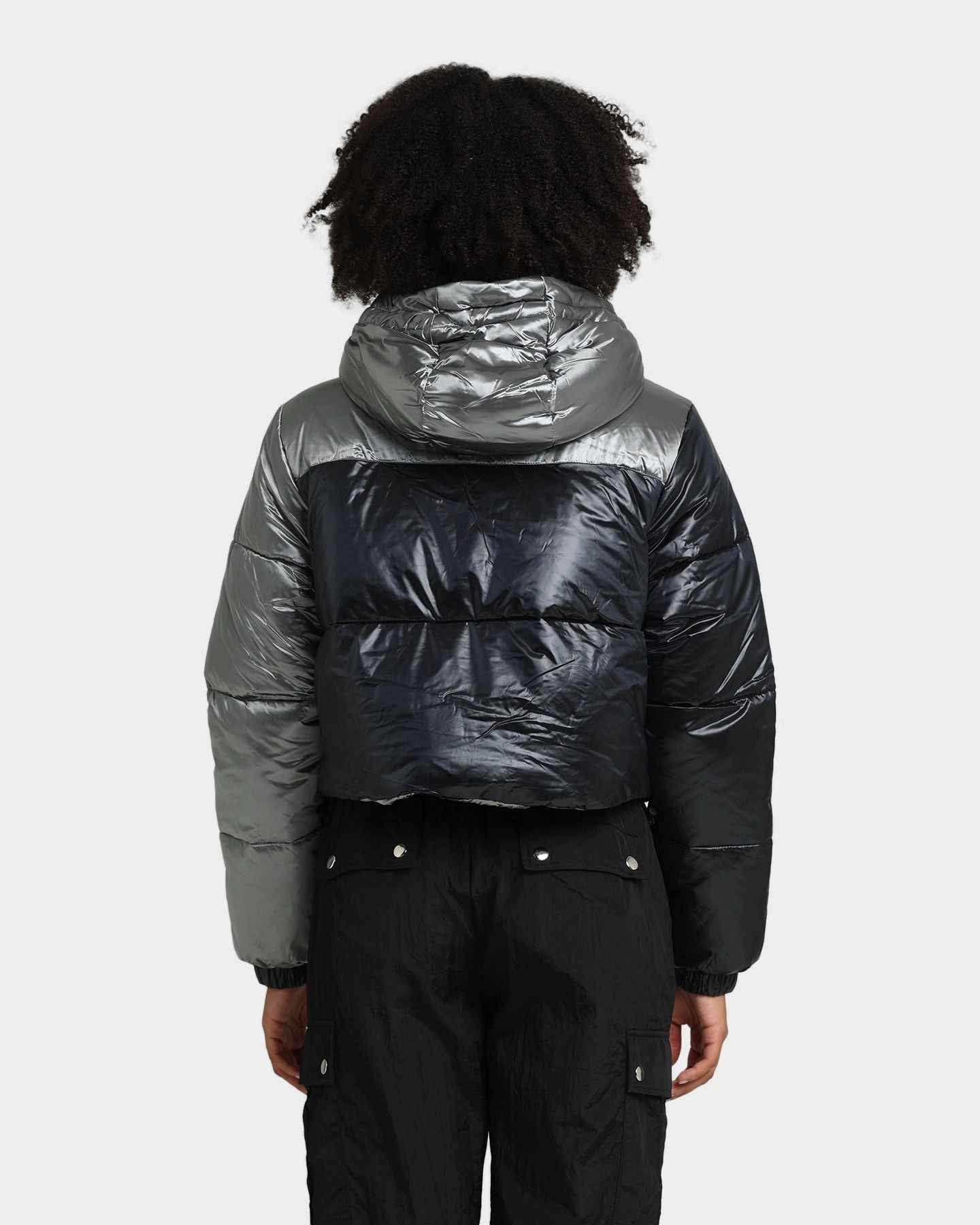 Child Infrastructure Tommy Jeans Women's Colourblock Puffer Jacket Silver