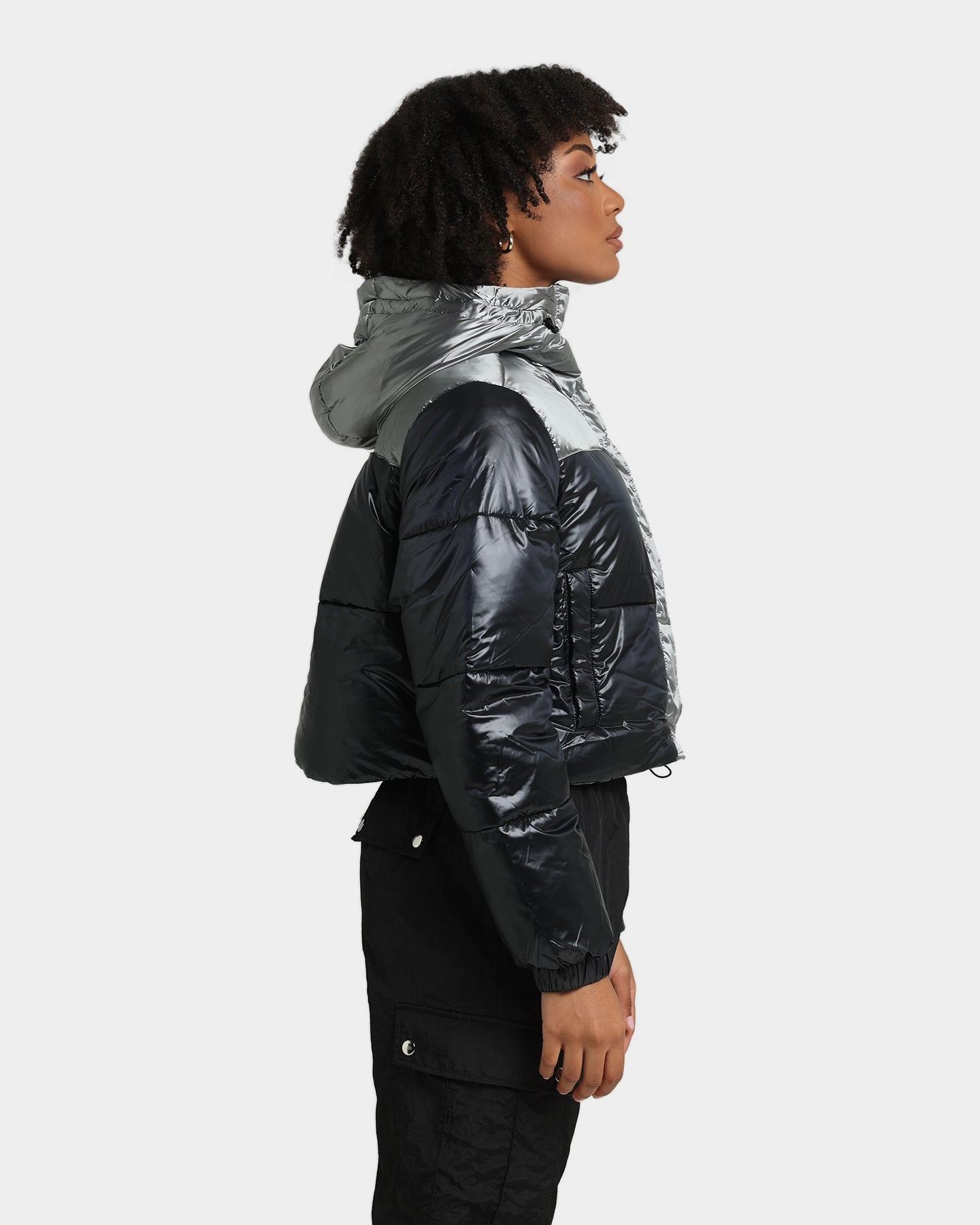 Calendar Tommy Jeans Women's Colourblock Puffer Jacket Silver