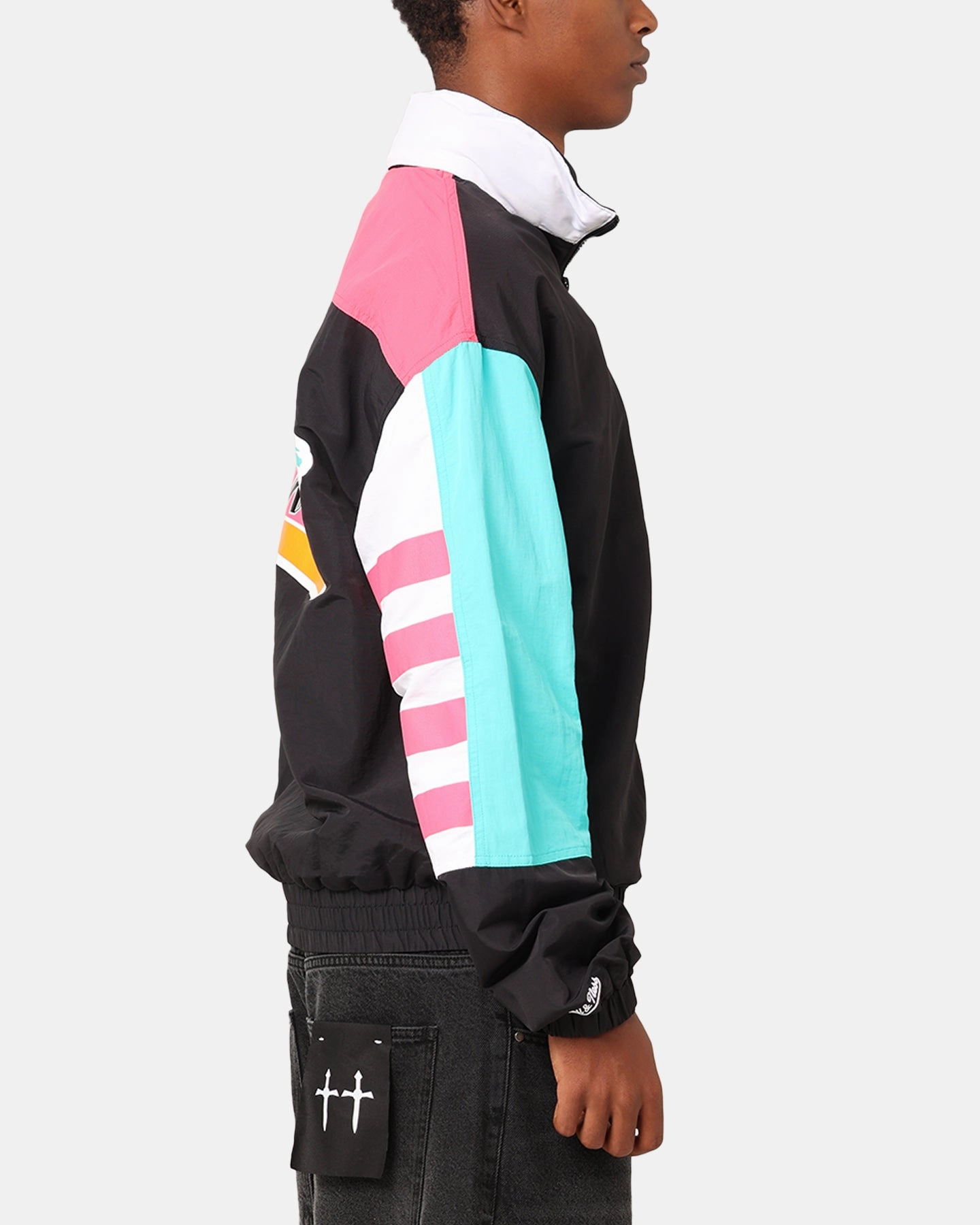 Mitchell & Ness San Antonio Spurs 'Spurs 2014 Champs' 25th Anniversary Jacket Multi Mix - and - Match Cowboy