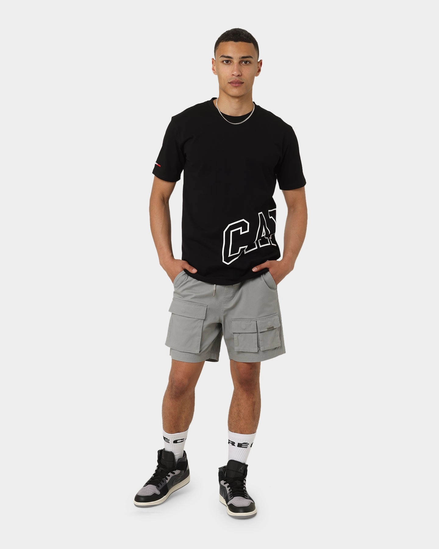 spandex blend Carr?? Construct Cargo Shorts Grey