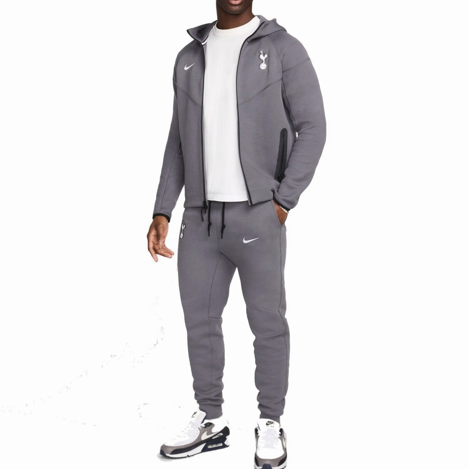 Tottenham Hotspur Tech Fleece presentation tracksuit 2024/25 - Nike Rugged Design WindResistantBarrier