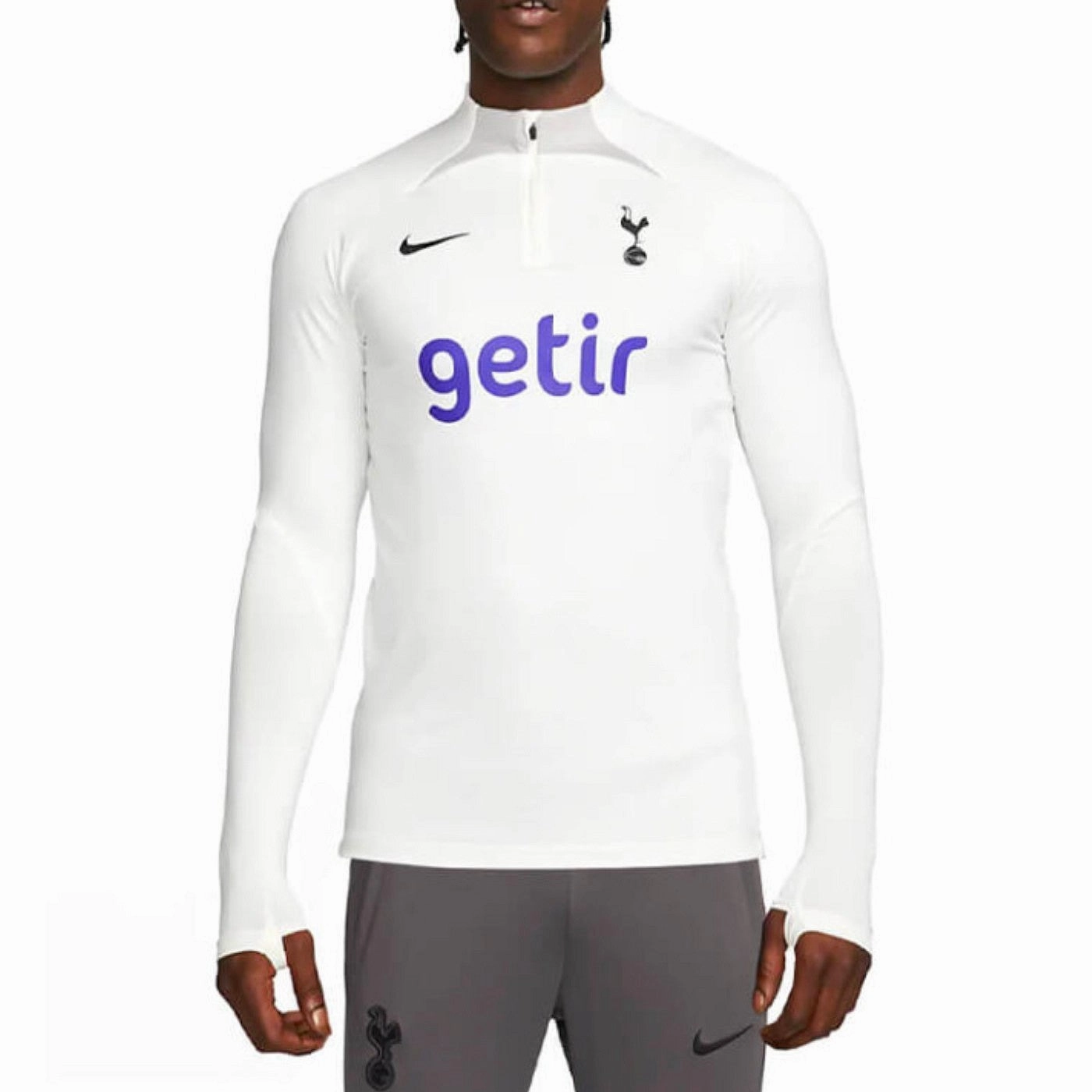 aluminum Hypoallergenic Inner Lining Tottenham Hotspur white UCL training technical tracksuit 2022/23 - Nike