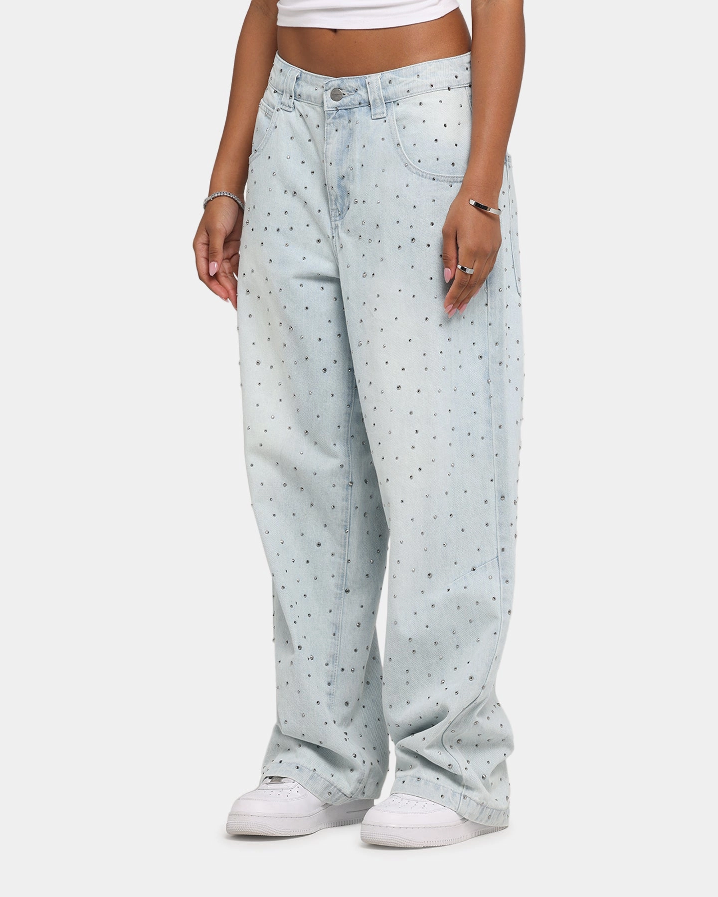 Saint Morta Amplus Glamourama Jeans Blue Dust Minimalist Style Holiday Vibes Weekend Warrior No Gap Waistband