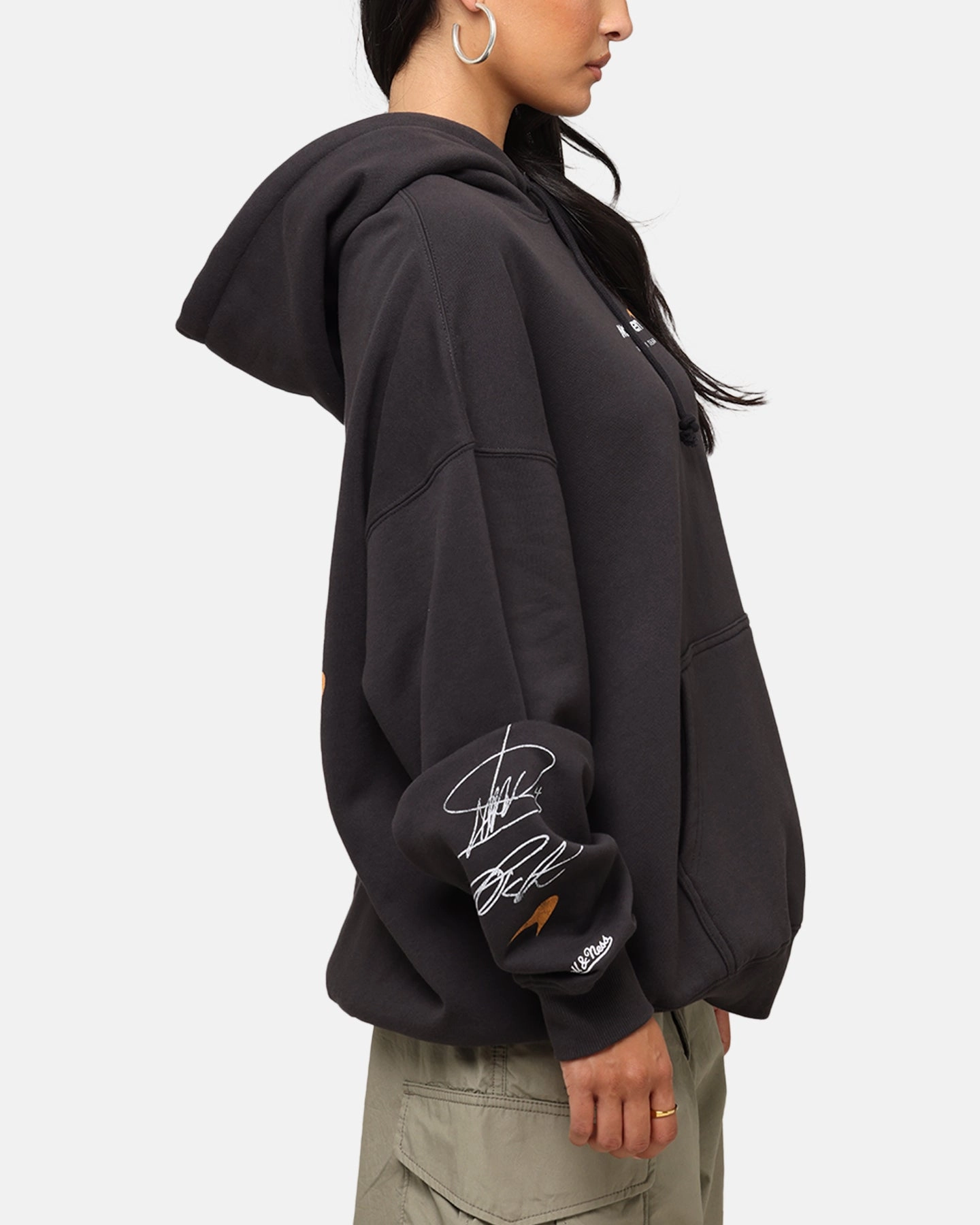 Feel Mitchell & Ness X Mclaren Teammates Hoodie Faded Black