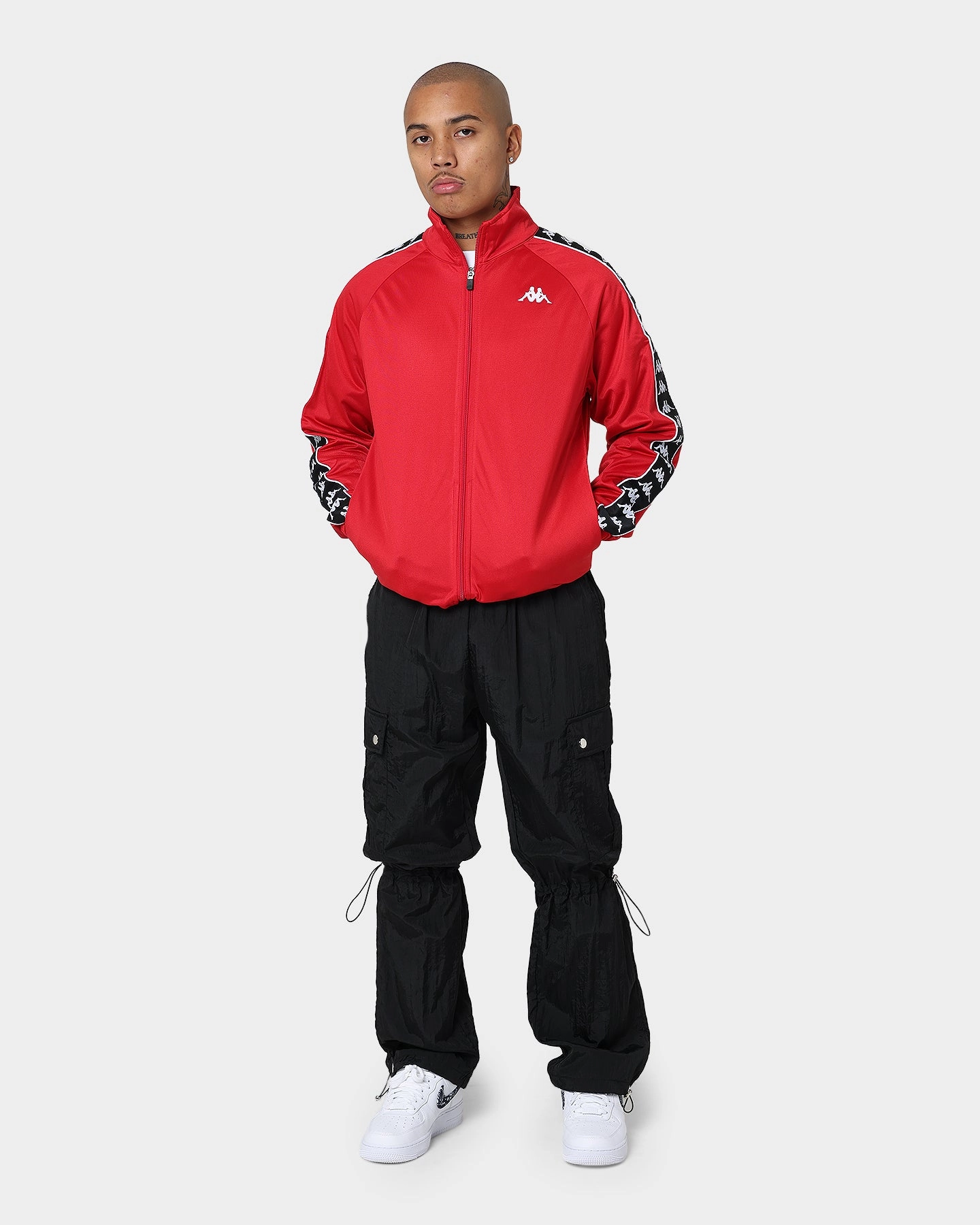 Noise Reducing Fabric Kappa 222 Banda Anniston Slim Jacket Red/Black