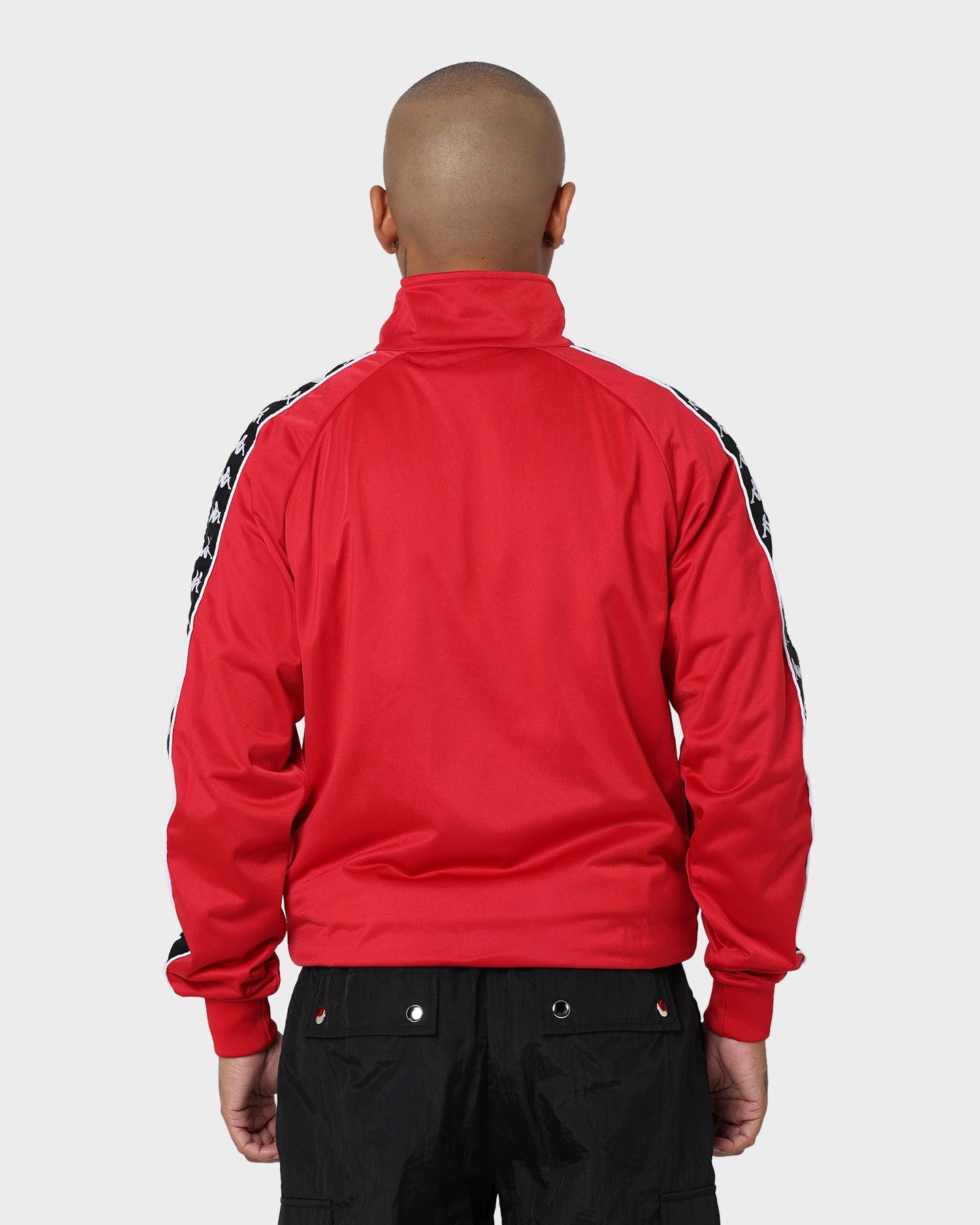 Kappa 222 Banda Anniston Slim Jacket Red/Black suitable for holidays Benefit