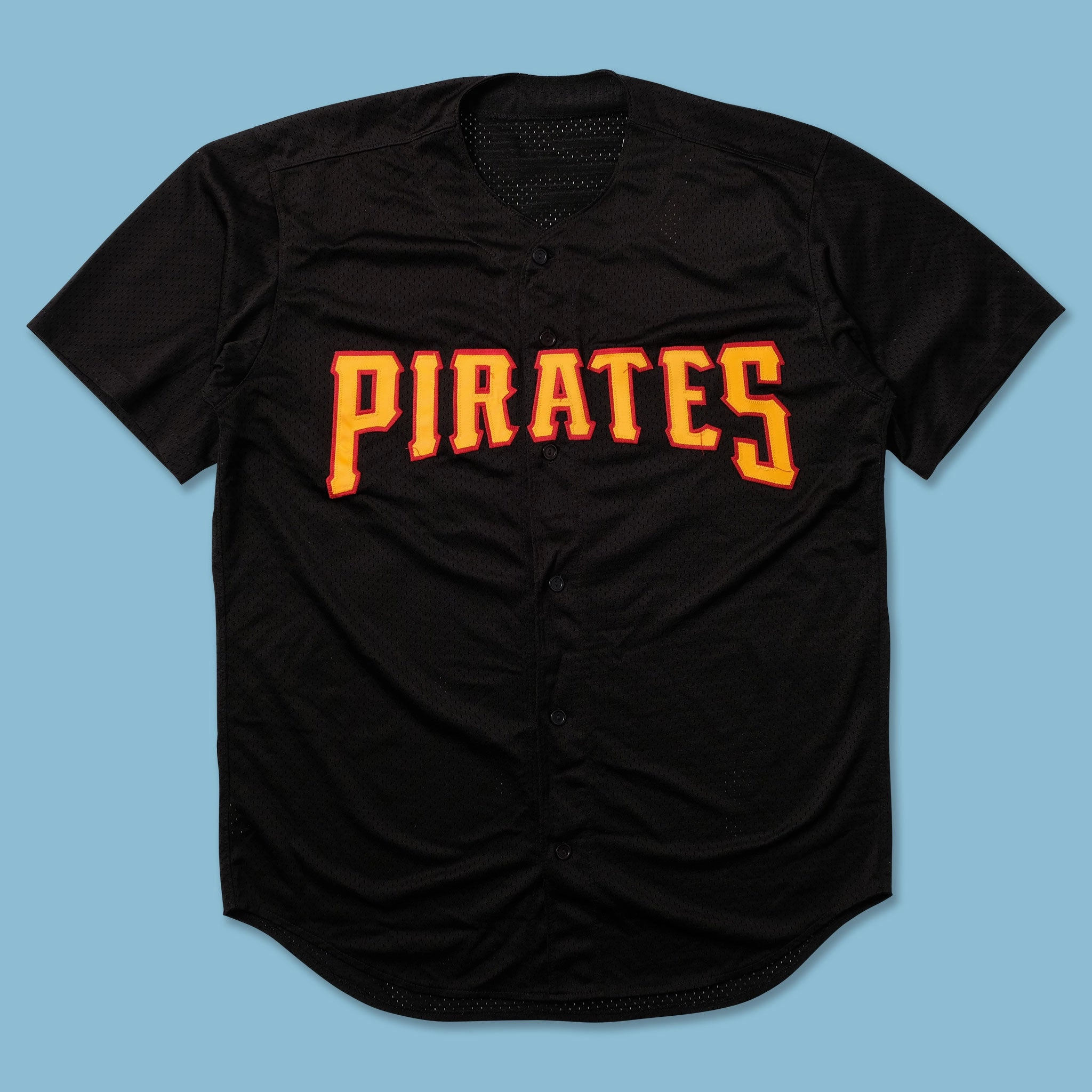 Vintage Pirates Jersey XLarge Pre Shrunk Fabric Soft Inner Lining