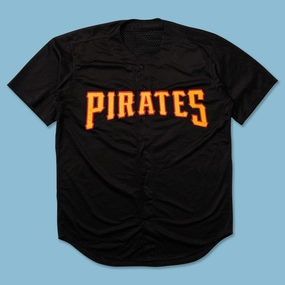 Vintage Pirates Jersey XLarge Pre Shrunk Fabric Soft Inner Lining