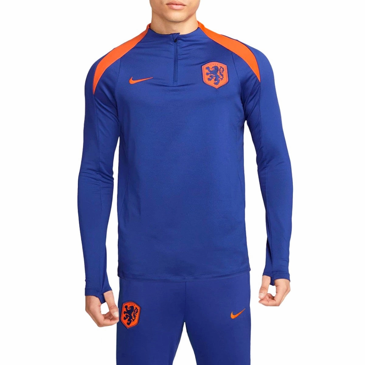 rubber Flexible Stretch Design Netherlands training technical soccer tracksuit 2024/25 - Nike