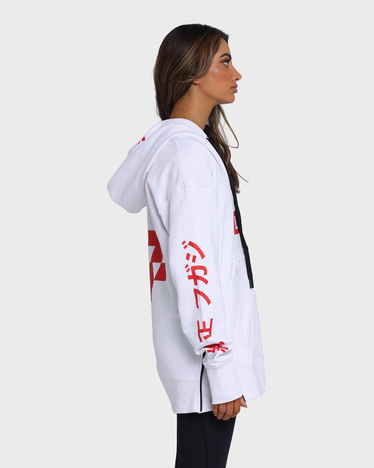 Vegan Outdoor Fashion The Anti Order A10 Hyphen Hoodie White/Red